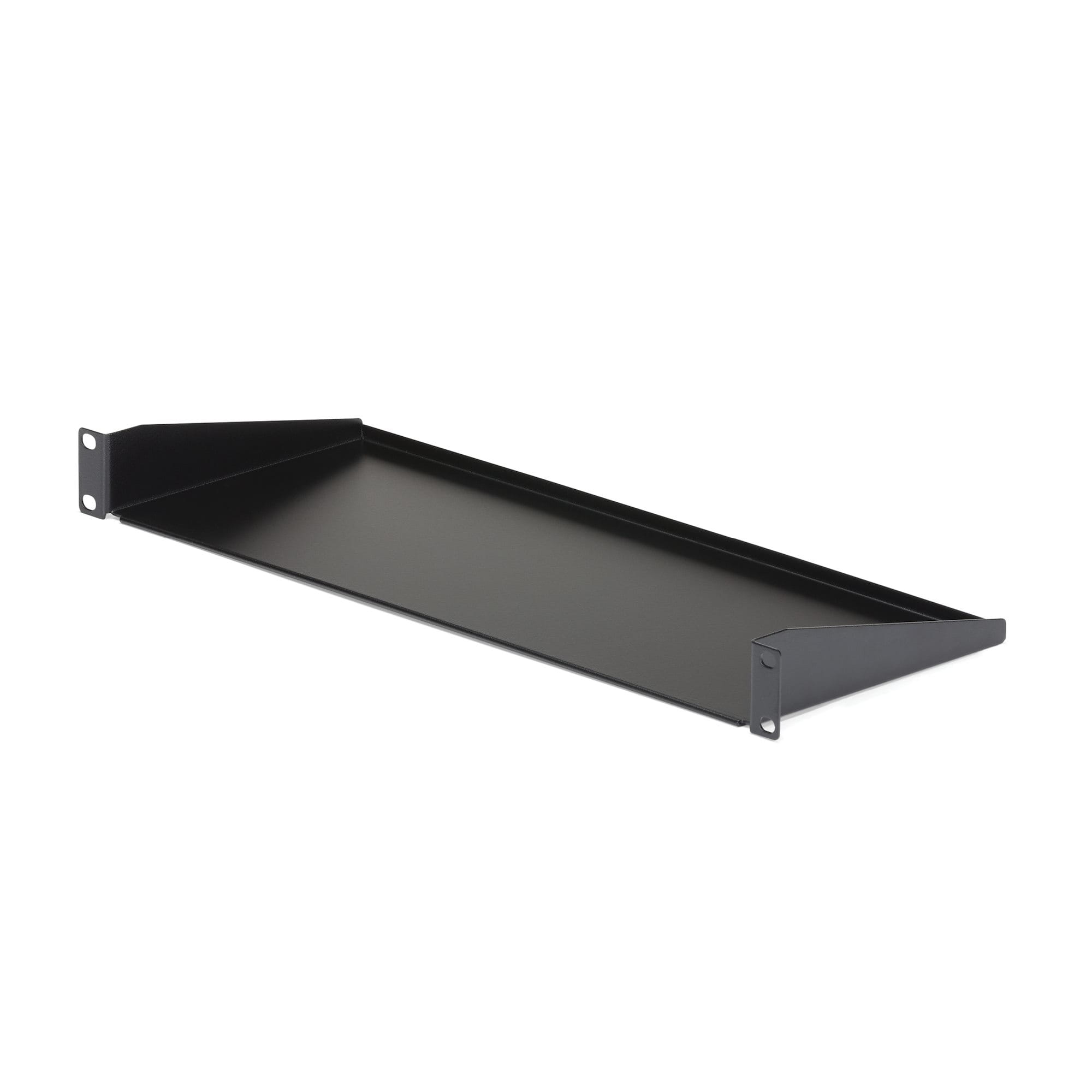 StarTech.com 1U Server Rack Cabinet Shelf, 7in Deep Fixed Cantilever Tray, Rackmount Shelf for 19" AV/Data/Network Equipment Enclosure with Cage Nuts & Screws, 33lbs Weight Capacity - 1U Rack Shelf 7" Deep (CABSHELF1U)