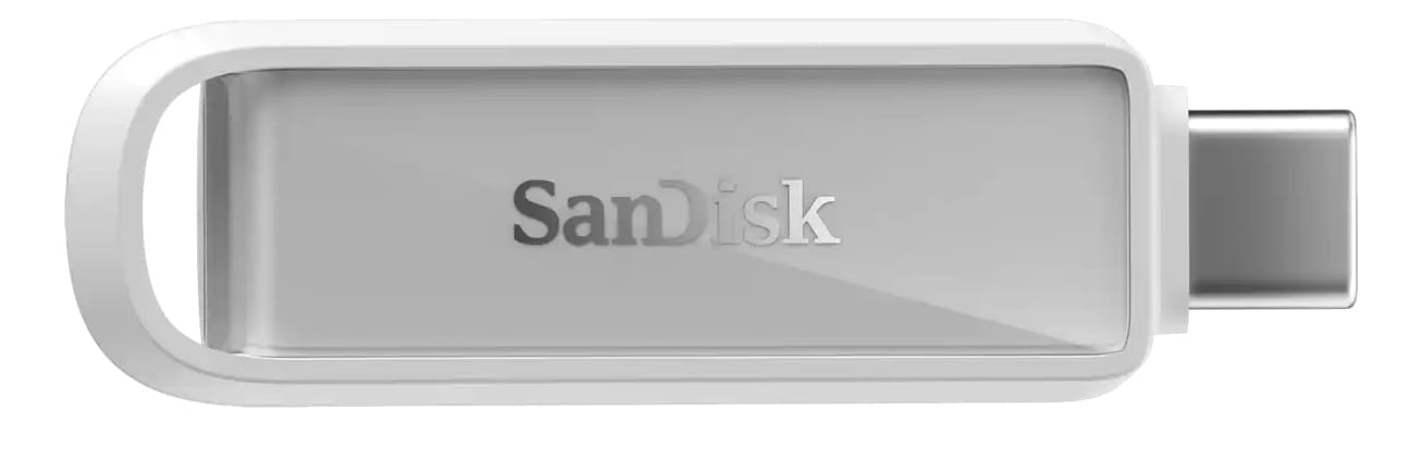 SanDisk Phone Drive, 256 GB, USB Typ-C, 3.2 Gen 1 (3.1 Gen 1), 150 MB/s, Ohne Deckel, Weiß