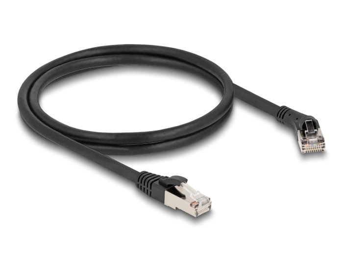Delock Patch-Kabel - RJ-45 (M) nach rechts abgewinkelt zu RJ-45 (M)