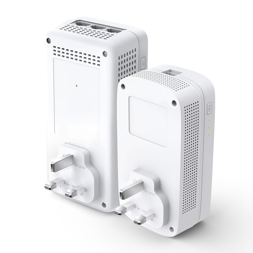 TP-LINK TL-WPA8631P KIT V4 - Wi-Fi Kit - Powerline-Adapter-Kit 1GbE, HomePlug AV (HPAV)