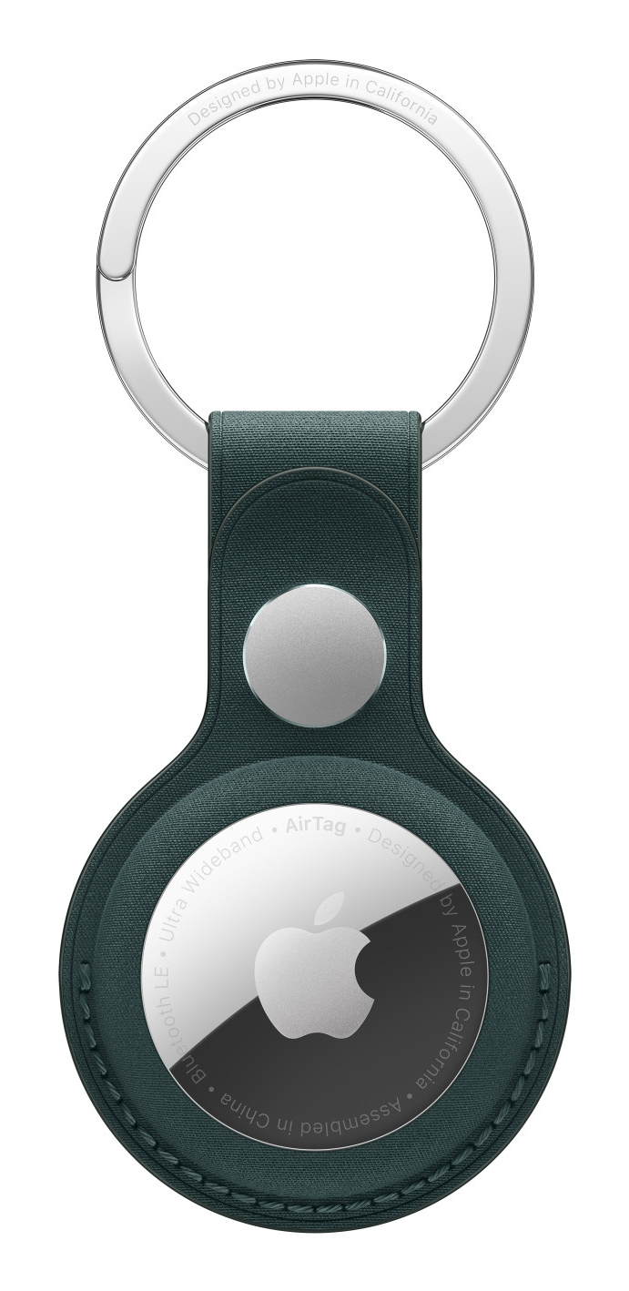 Apple Tasche für Airtag - Microtwill, stainless