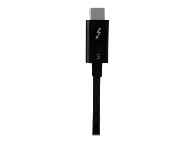 StarTech.com 50cm (1.6ft) Thunderbolt 3 Cable, 40Gbps, 100W PD, 4K/5K Video, Thunderbolt-Certified, Compatible w/ TB4/USB 3.2/DisplayPort - Thunderbolt-Kabel - 24 pin USB-C (M)