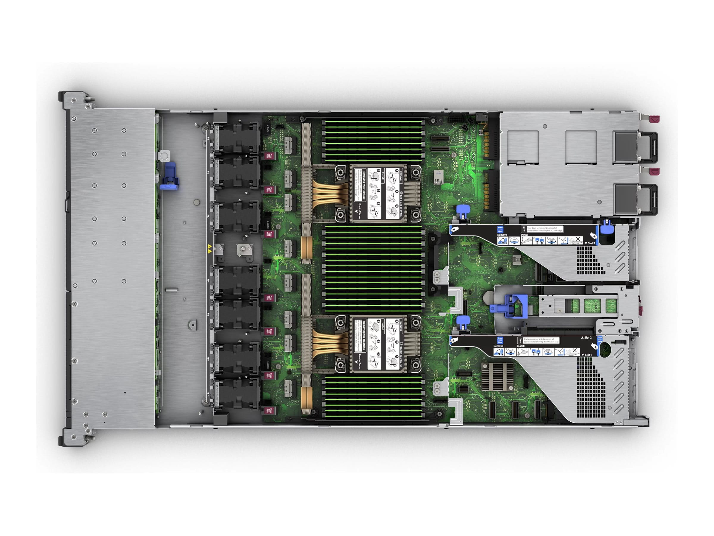 HPE ProLiant DL360 Gen11 Network Choice - 1U - zweiweg - 1 x Xeon Silver 4510 / 2.4 GHz - RAM 64 GB - SATA - Hot-Swap 8.9 cm (3.5")