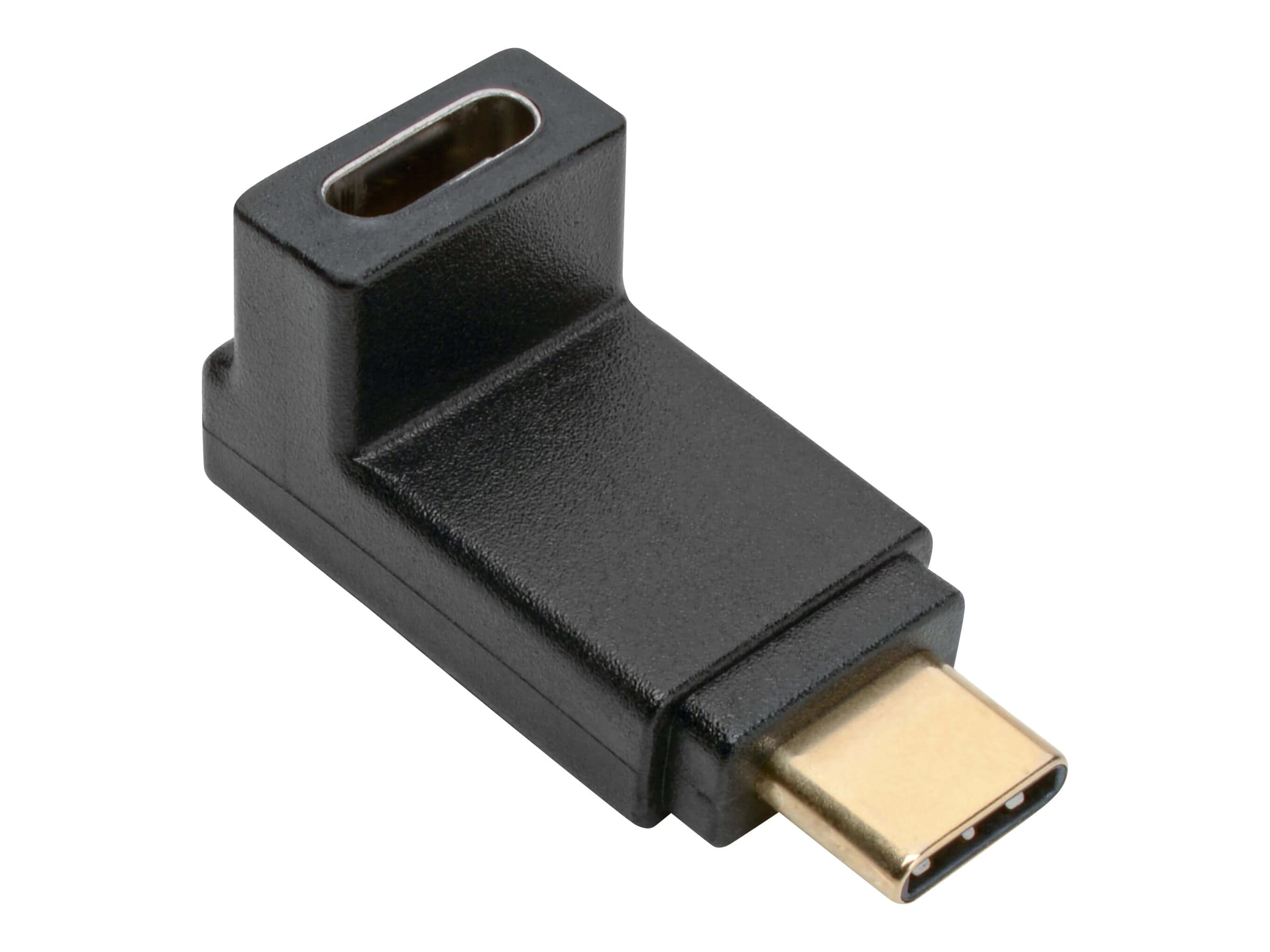 Tripp Eaton Tripp Lite Series USB C to USB Type C Adapter Converter Right Angle M/F 10Gbps 3A - USB-Adapter - USB-C (M)