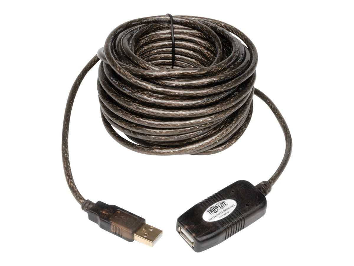 Tripp Eaton Tripp Lite Series 10M USB 2.0 Hi-Speed Active Extension Repeater Cable USB-A M/F 33' 33ft 10 Meter - USB-Verlängerungskabel - USB (M)