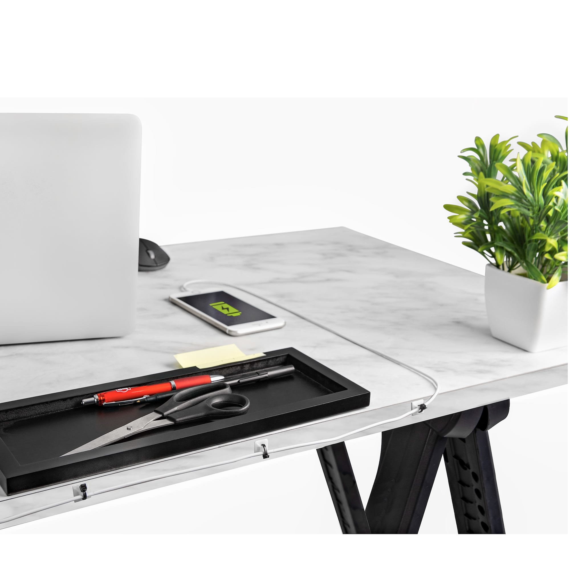 StarTech.com 100 Stück Selbstklebende Kabelbinderhalterungen - Klein - Kabelbinderhalterung - weiß - TAA-konform (Packung mit 100)