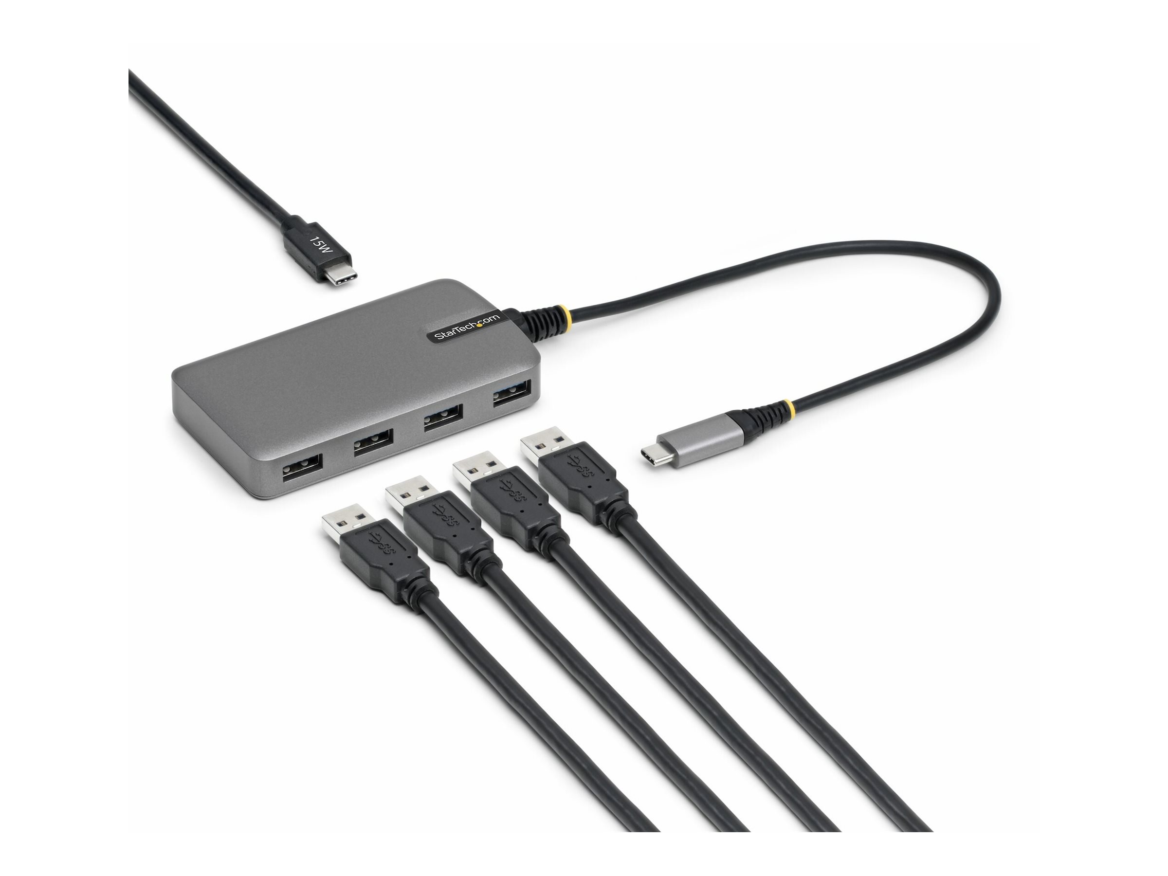 StarTech.com Hub - 4 x USB 3.2 Gen 1 + 1 x