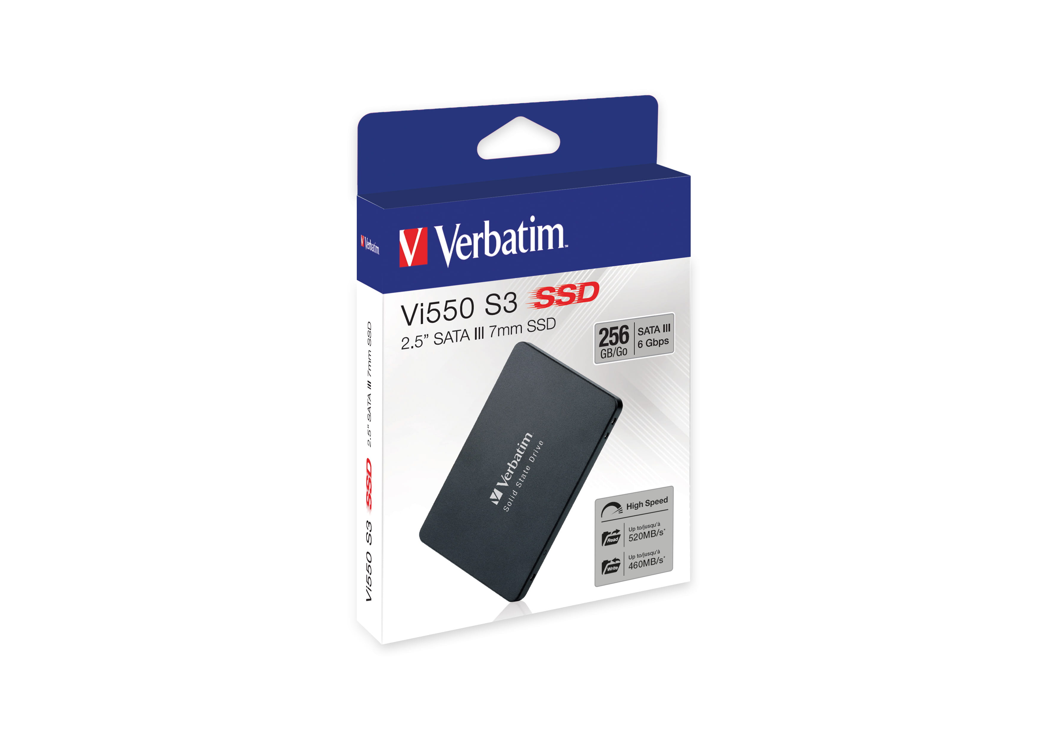 Verbatim Vi550 - SSD - 256 GB - intern - 2.5" (6.4 cm)