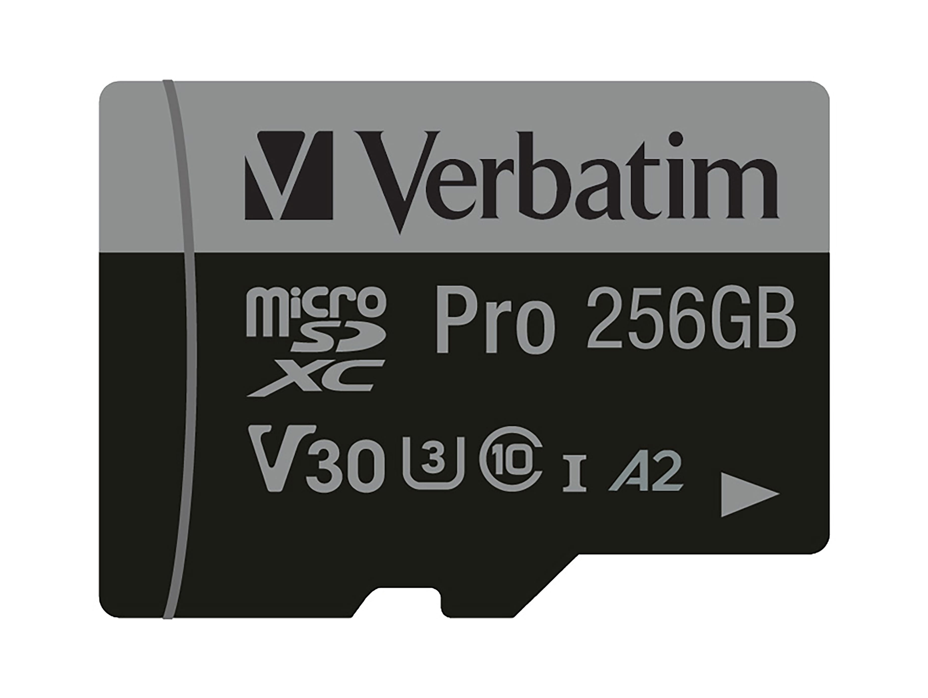 Verbatim PRO U3 - Flash-Speicherkarte (microSDXC-an-SD-Adapter