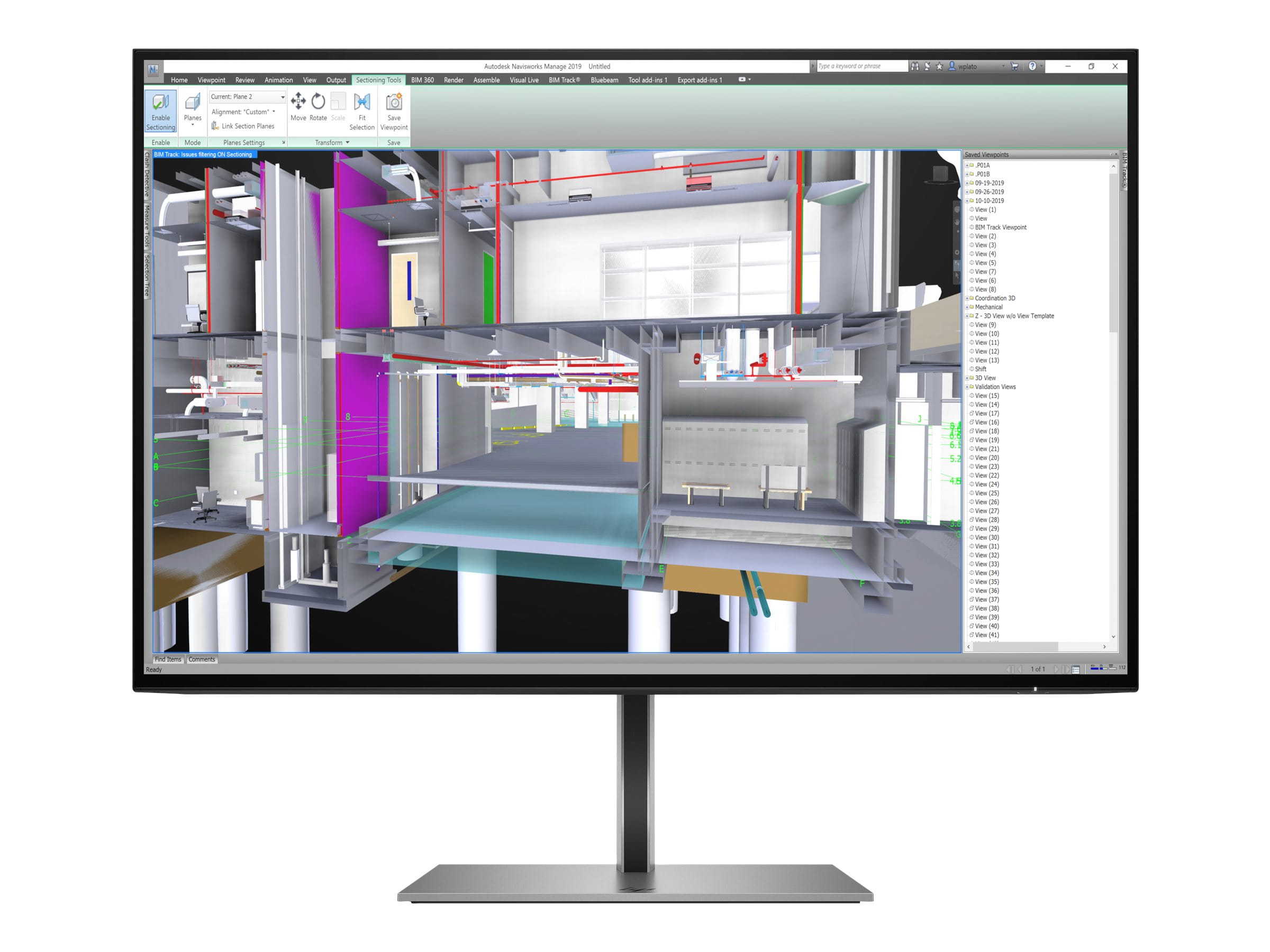 HP Z24u G3 - LED-Monitor - 61 cm (24") - 1920 x 1200 WUXGA @ 60 Hz