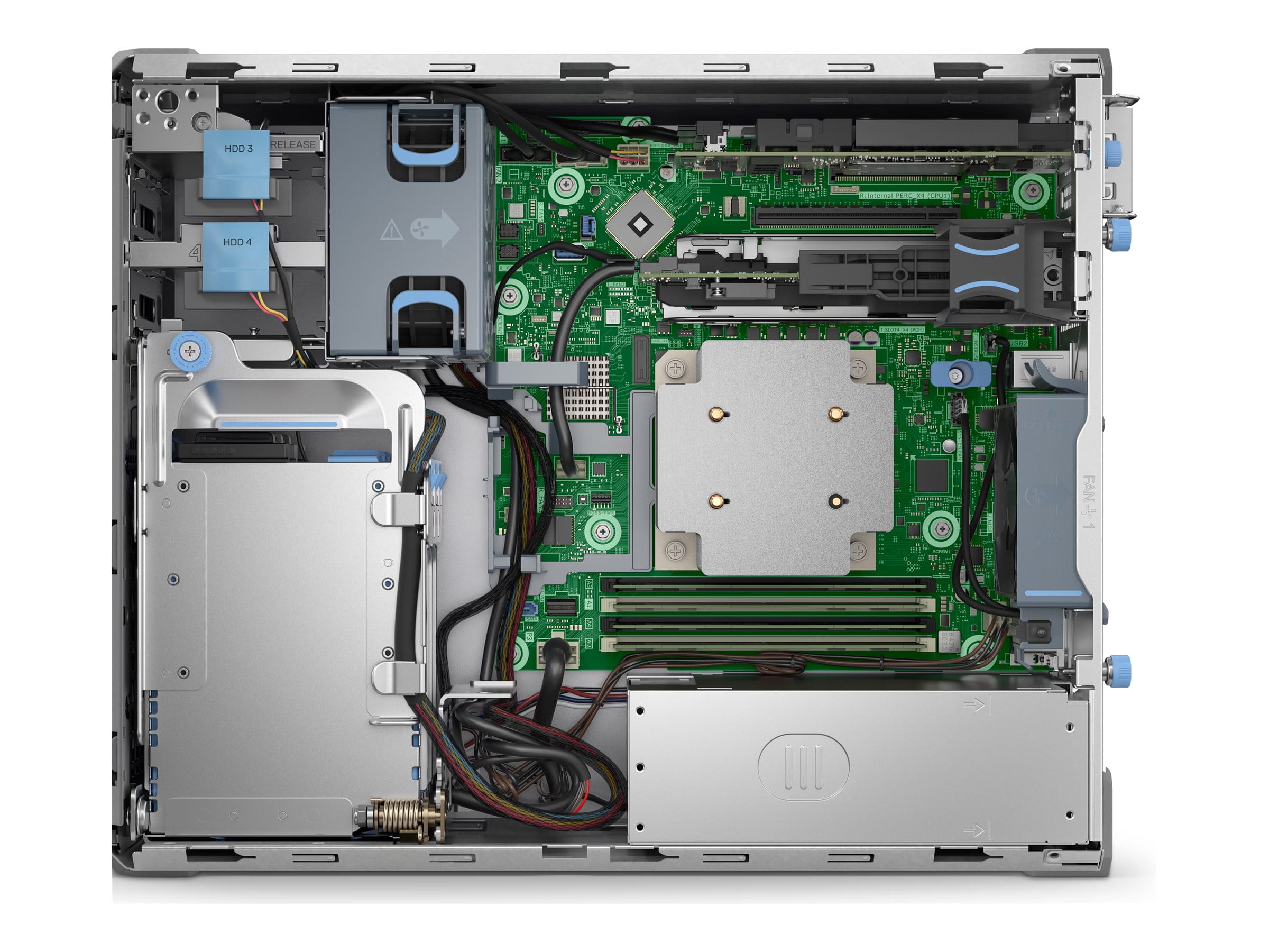Dell PowerEdge T160 - Server - Compact Tower - 1-Weg - 1 x Xeon 6315P / 2.8 GHz - RAM 32 GB - HDD 2 TB - G200eW - 1GbE - kein Betriebssystem - Schwarz - BTP - Dell Smart Selection, Dell Smart Value - mit 3 Jahre Basis Vor-Ort (DE - 1 Ja