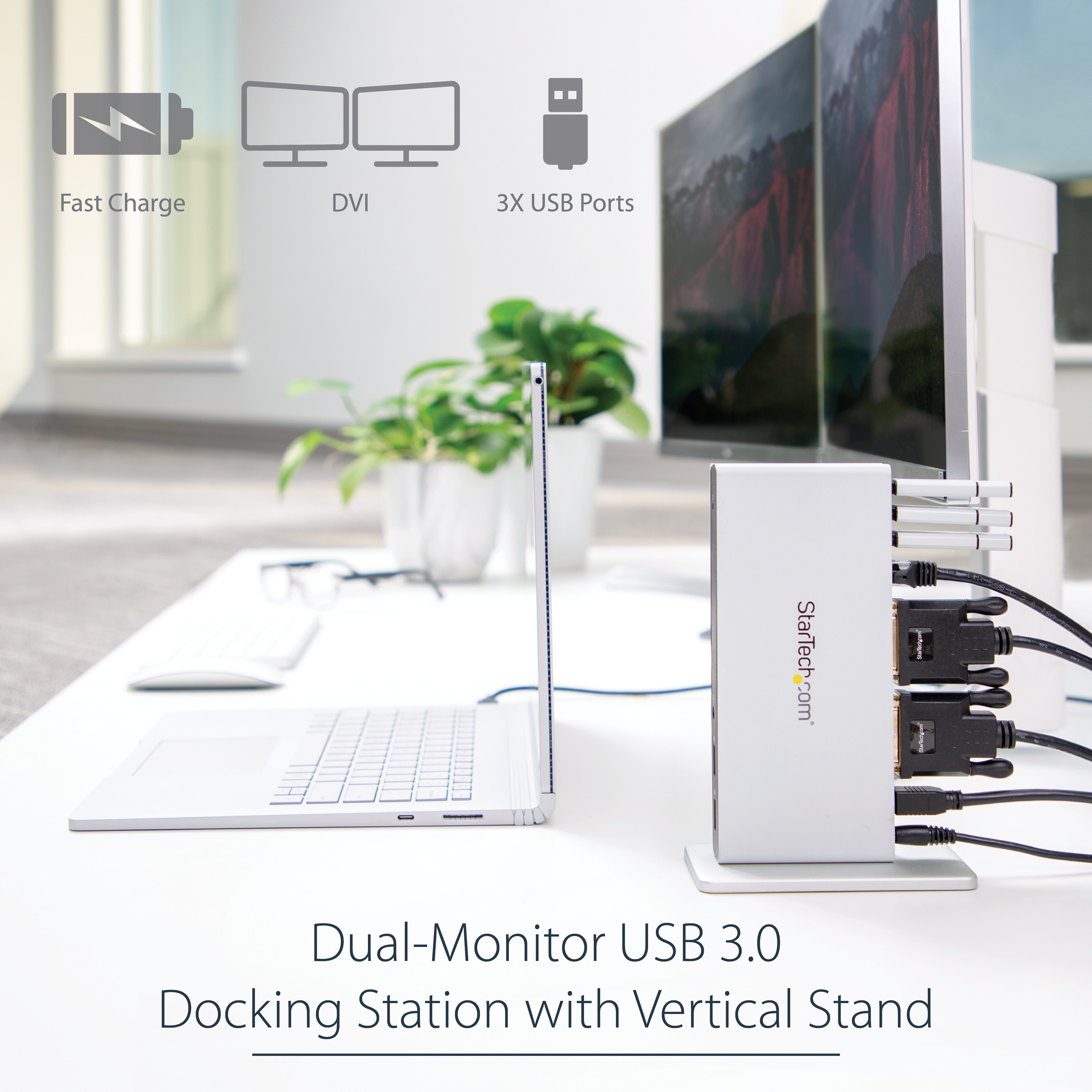 StarTech.com USB 3.0 Dockingstation - kompatibel mit Windows / macOS