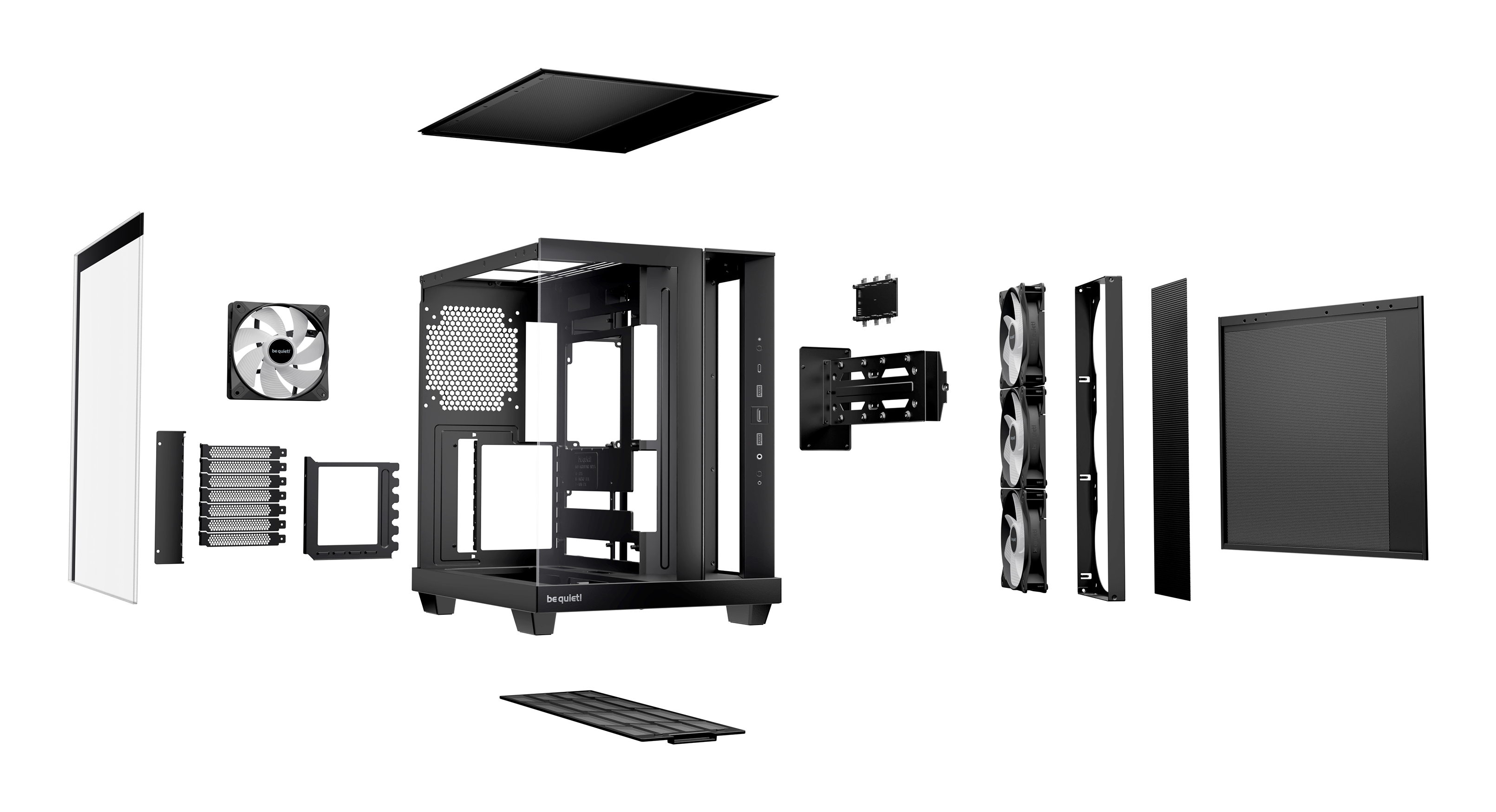Be Quiet! Light Base 500 LX - Midi-Tower - ATX - Seitenteil mit Fenster (Glas)
