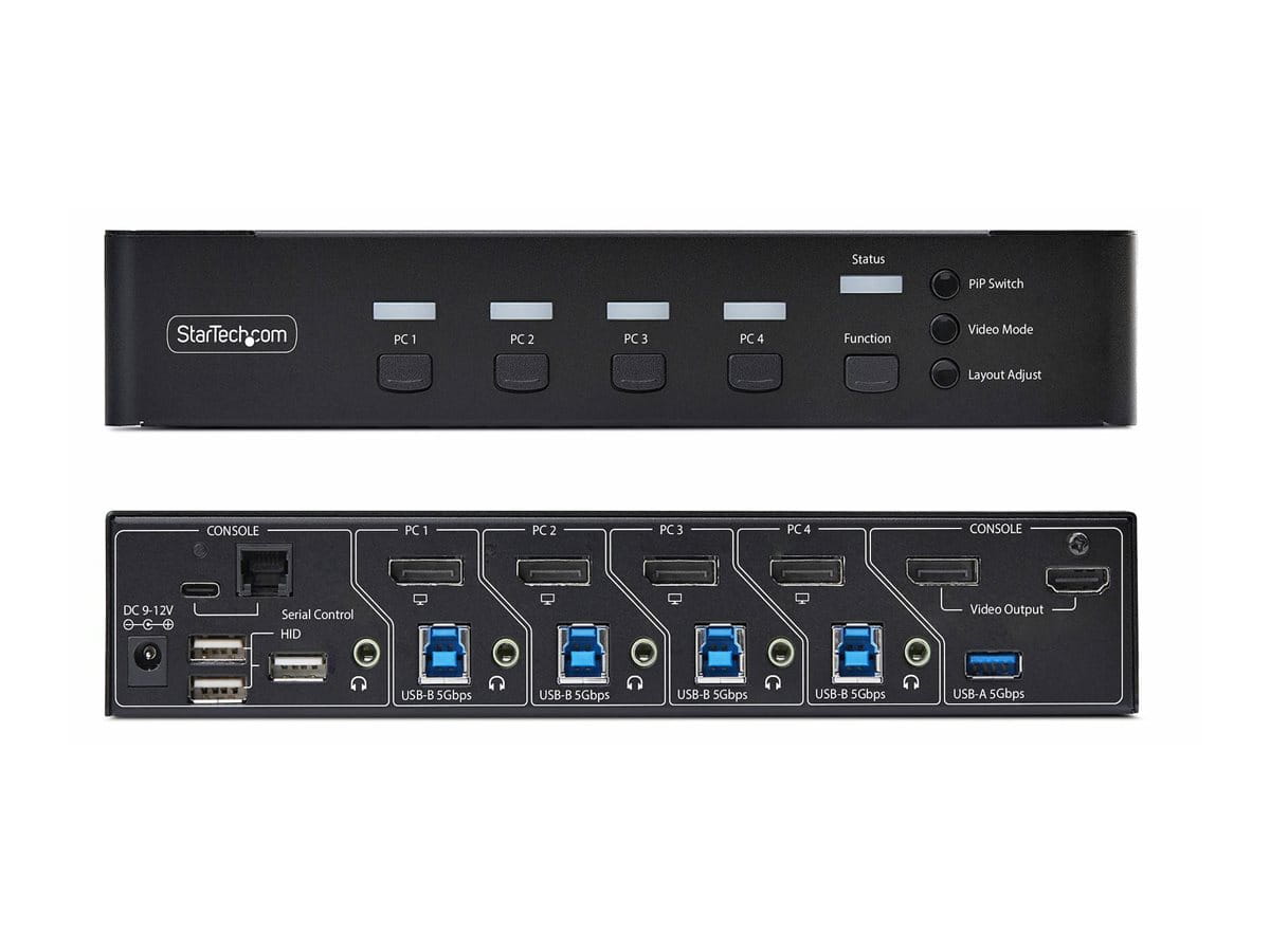 StarTech.com Startech - KVM-/Audio-/USB-Switch - 4 x KVM/Audio/USB