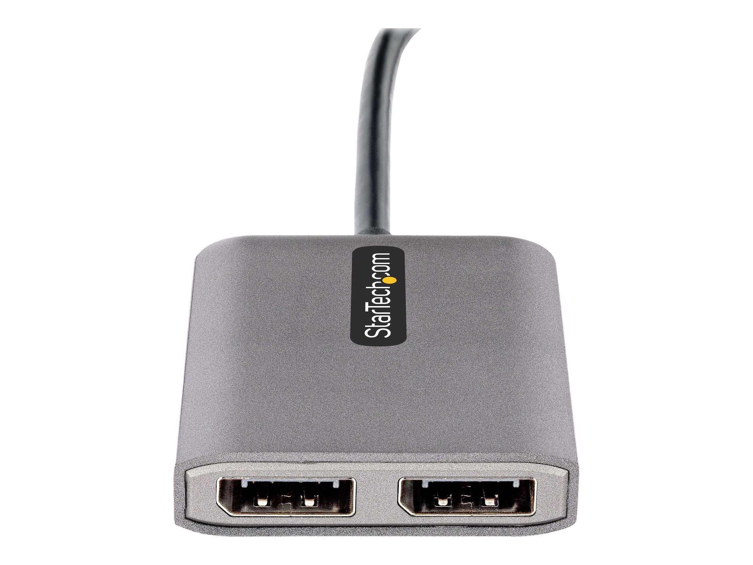 StarTech.com 2-Port USB-C auf DisplayPort Adapter