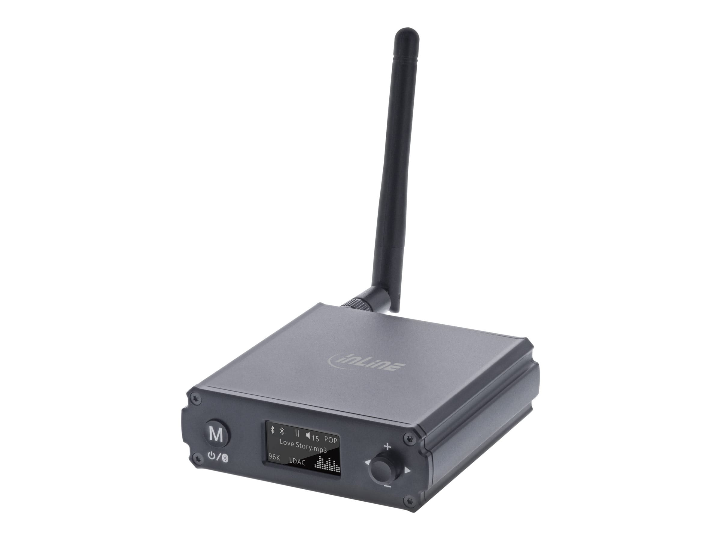 InLine Bluetooth 5.1 HiFi-Receiver & USB DAC - mit LCD
