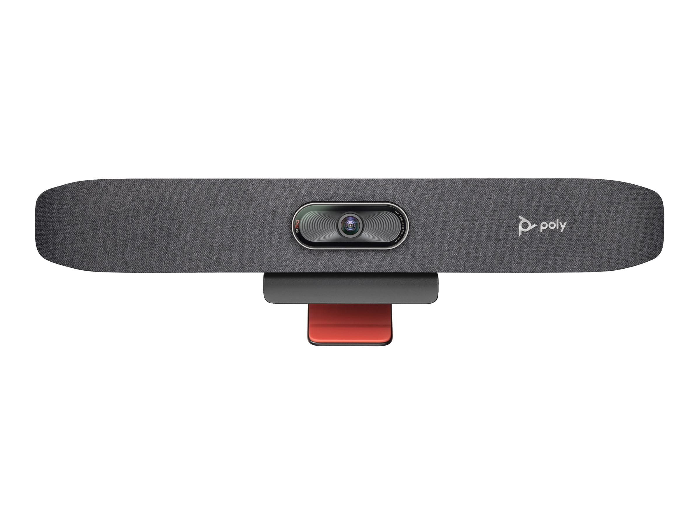Poly Studio R30 No Radio - USB-Videoleiste - Zertifiziert für Microsoft Teams, Zoom Certified, Google Meet Certified