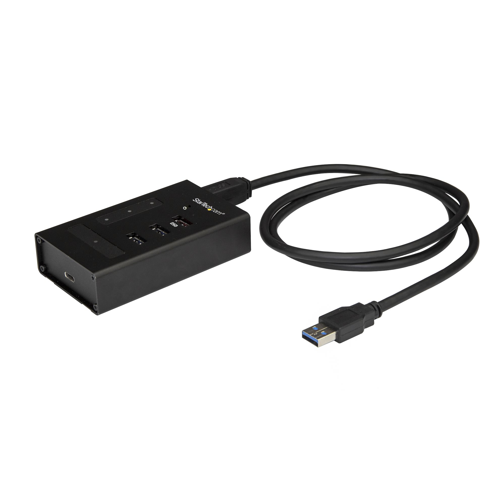 StarTech.com 4 Port USB Hub - Metall - USB-A zu 3x USB-A und 1x USB-C