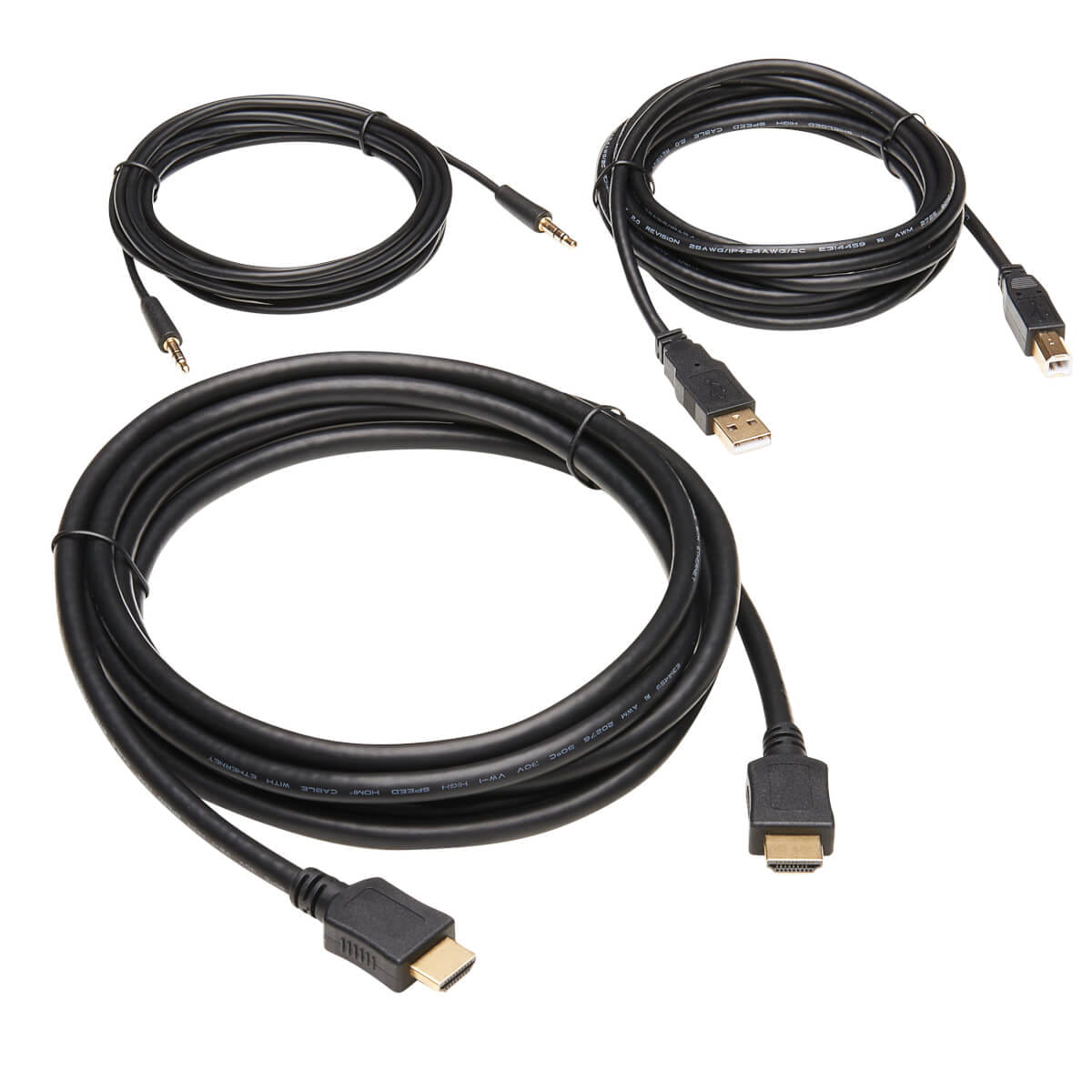Tripp Eaton Tripp Lite Series HDMI KVM Cable Kit - 4K HDMI, USB 2.0, 3.5 mm Audio (M/M)