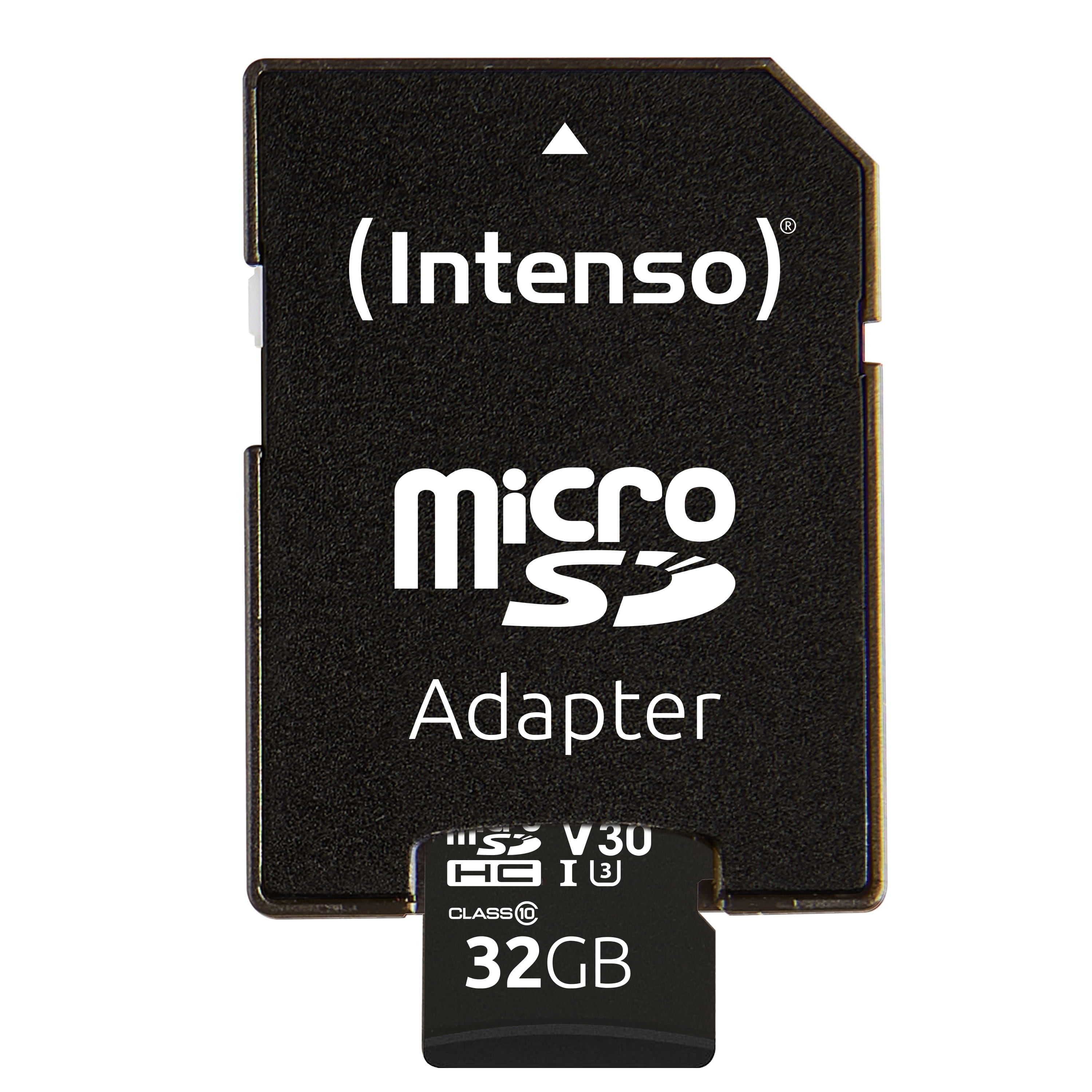 Intenso Flash-Speicherkarte (microSDHC/SD-Adapter inbegriffen)