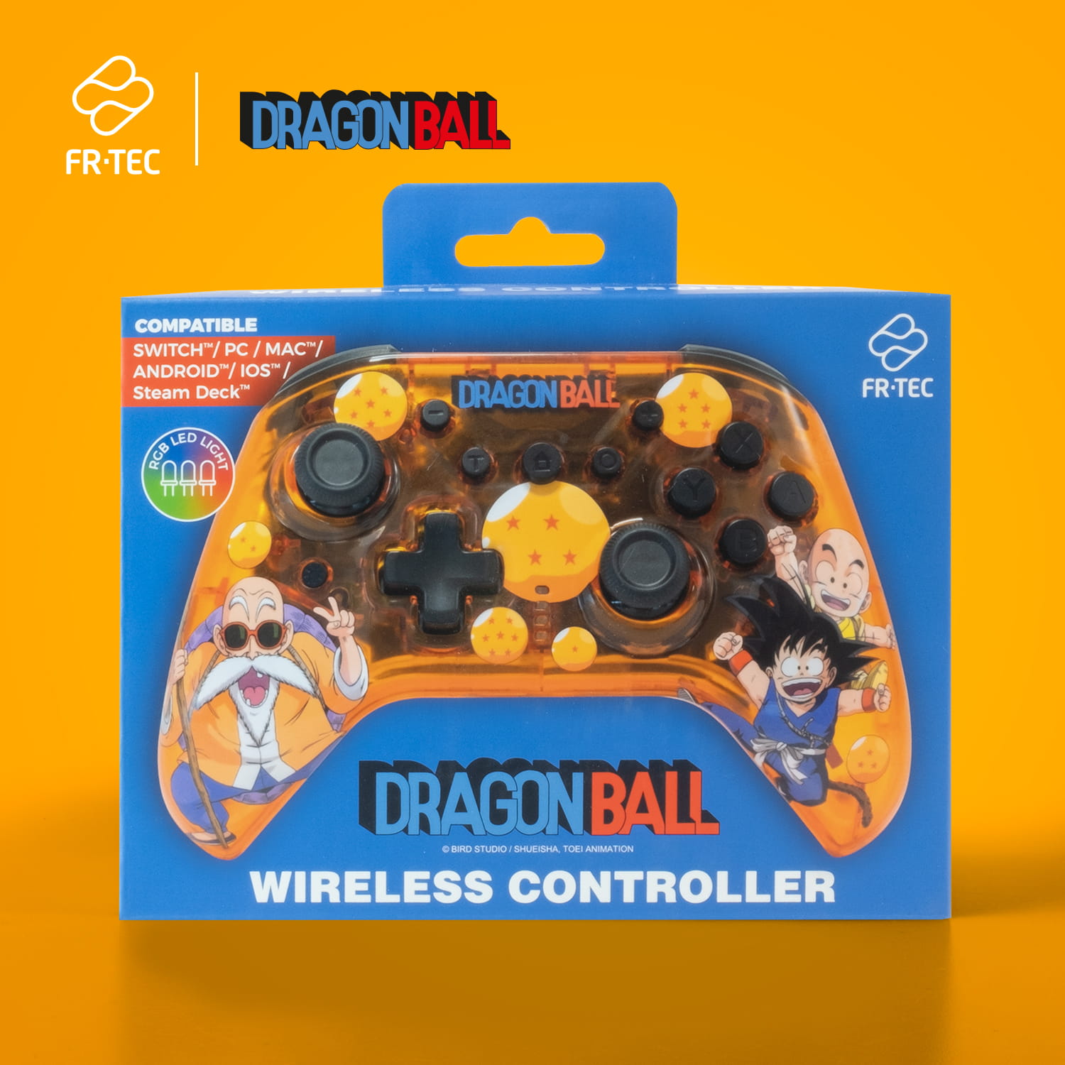 Blade Gaming DB1001, Gamepad, Android, Nintendo Switch, Nintendo Switch Lite, Nintendo Switch OLED, PC, iOS, Verkabelt & Kabellos, Bluetooth/USB, USB Typ-A, USB Typ-C, Orange