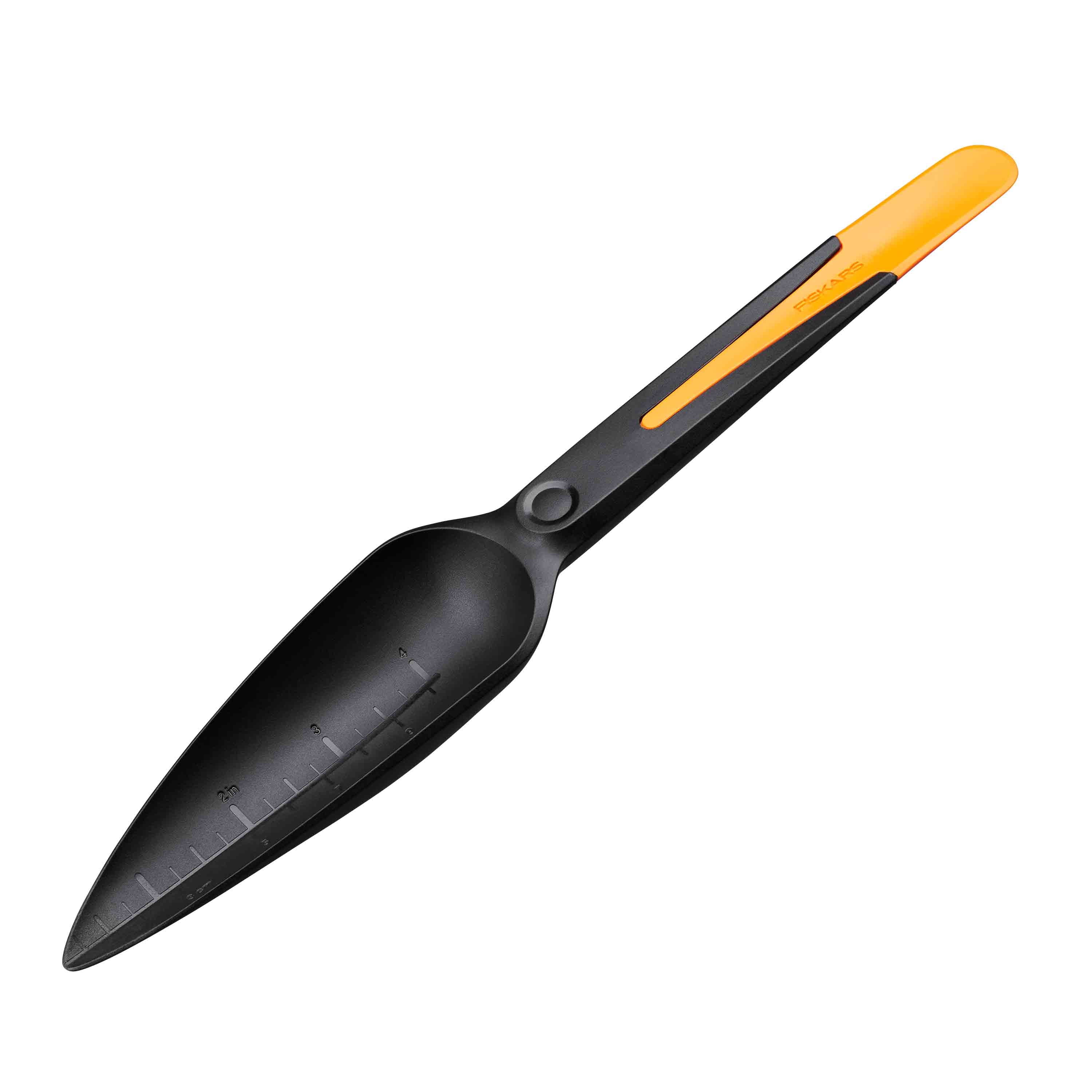 Fiskars 1057641, Gartenkelle, Schwarz, Braun