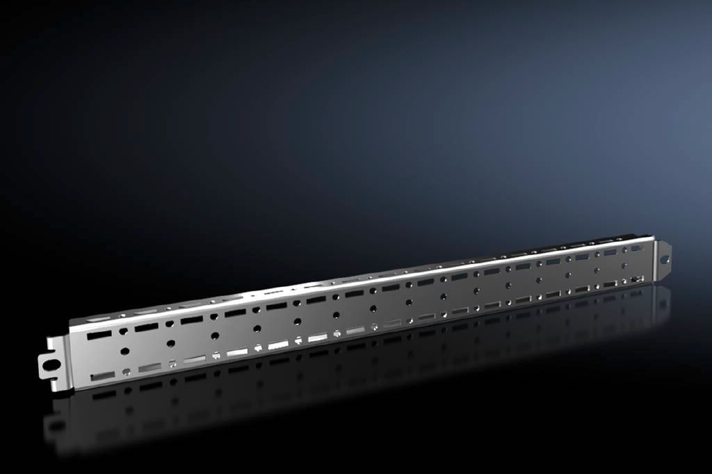 Rittal 8617.710, Regal-Schiene, Silber, Galvanisiertes Stahl, 500 mm, 18 mm, 39 mm