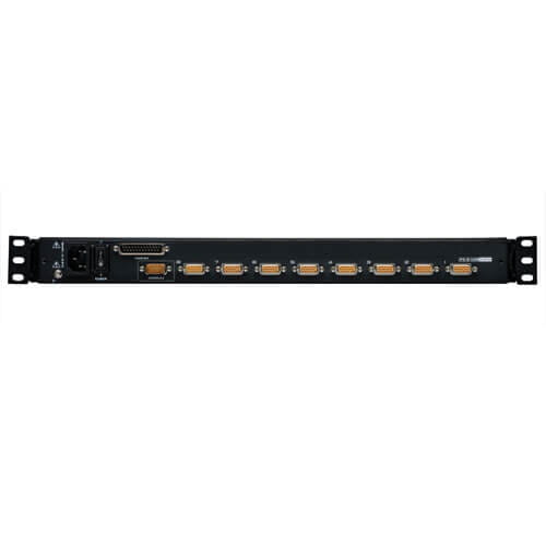 Tripp Eaton Tripp Lite Series 8-Port Rack Console KVM Switch w/19" LCD & 8 PS2/USB Cables 1U - KVM-Konsole mit KVM-Switch - 8 Anschlüsse - 48.3 cm (19")