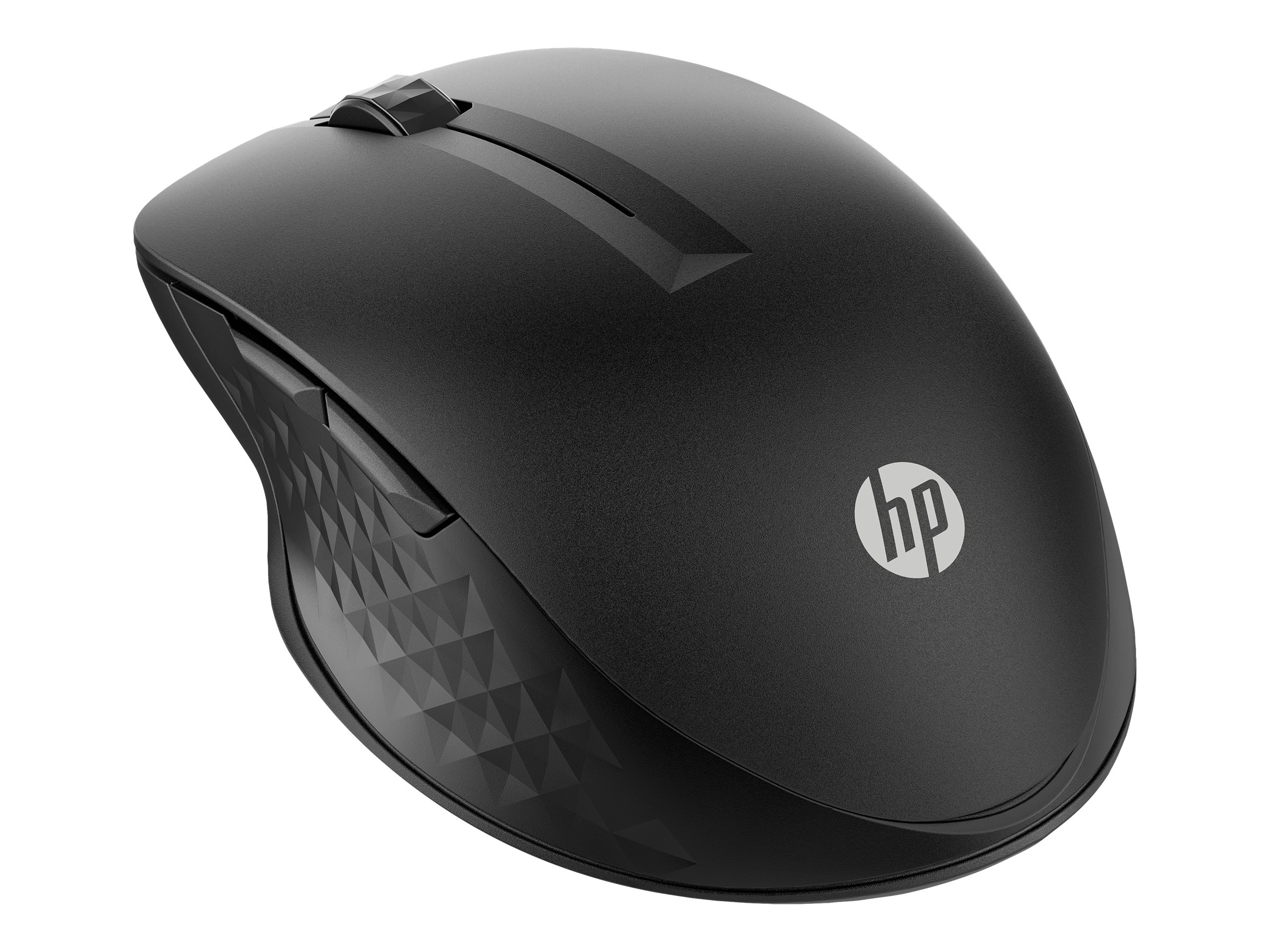 HP 430 - Maus - ergonomisch - rechts- und linkshändig - optisch - 5 Tasten - kabellos - Bluetooth 5.0, 2.4 GHz - kabelloser Empfänger (USB)