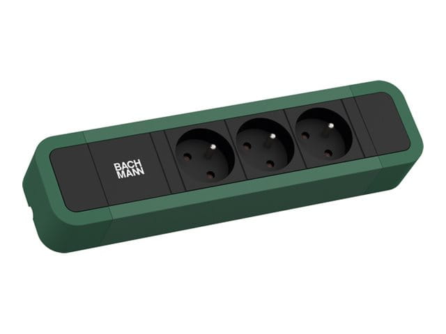 Bachmann PRIMO 2 - Steckdosenleiste - right-angled plug with earthing contact - Ausgangsanschlüsse: 3 (Strom UTE)