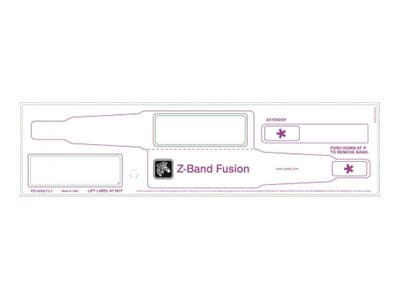 Zebra Z-Band Fusion - Polypropylen (PP) - Klebstoff - weiß - 70 x 22 mm 1000 Stck. (5 Rolle(n)