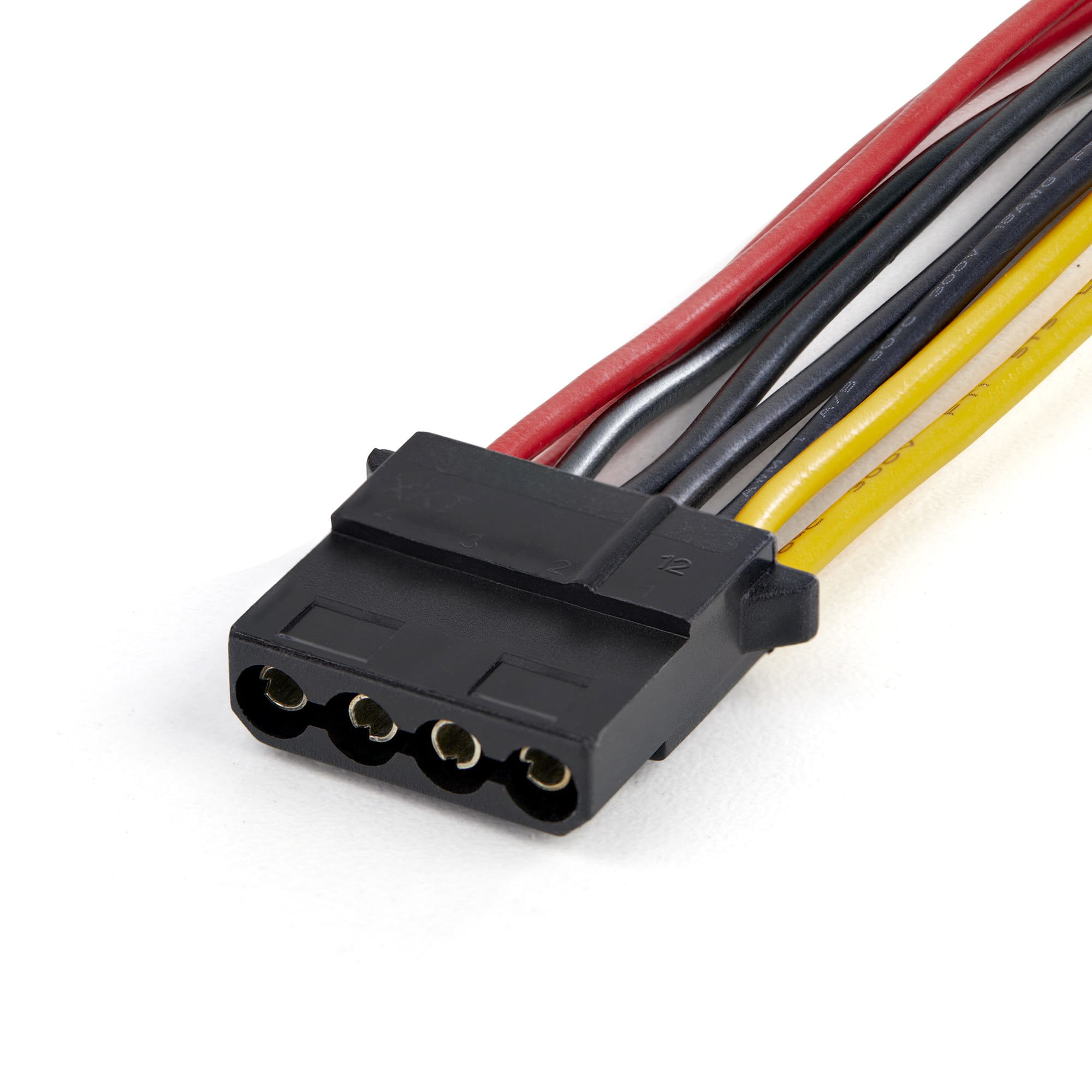 StarTech.com StarTech SATA auf 4-pin Molex Y-Kabel (15cm, dual SATA Stromkabel, 4-pol Splitter, PVC) - Netzteil - SATA-Stromstecker (M)