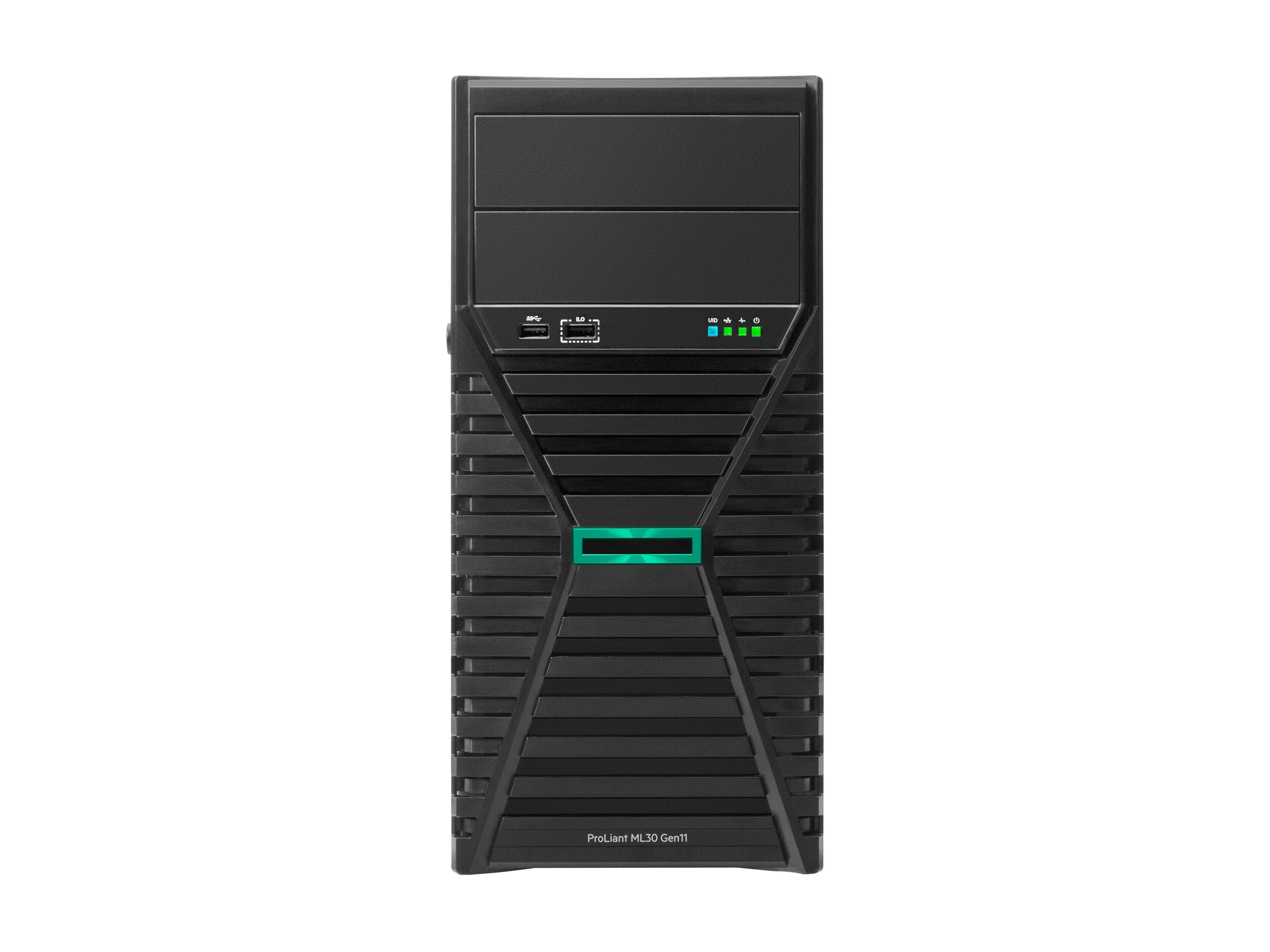 HPE ProLiant ML30 Gen11 - Server - Tower - 4U - 1-Weg - 1 x Xeon 6325P / 3.5 GHz - RAM 32 GB - SATA - Hot-Swap 6.4 cm (2.5")