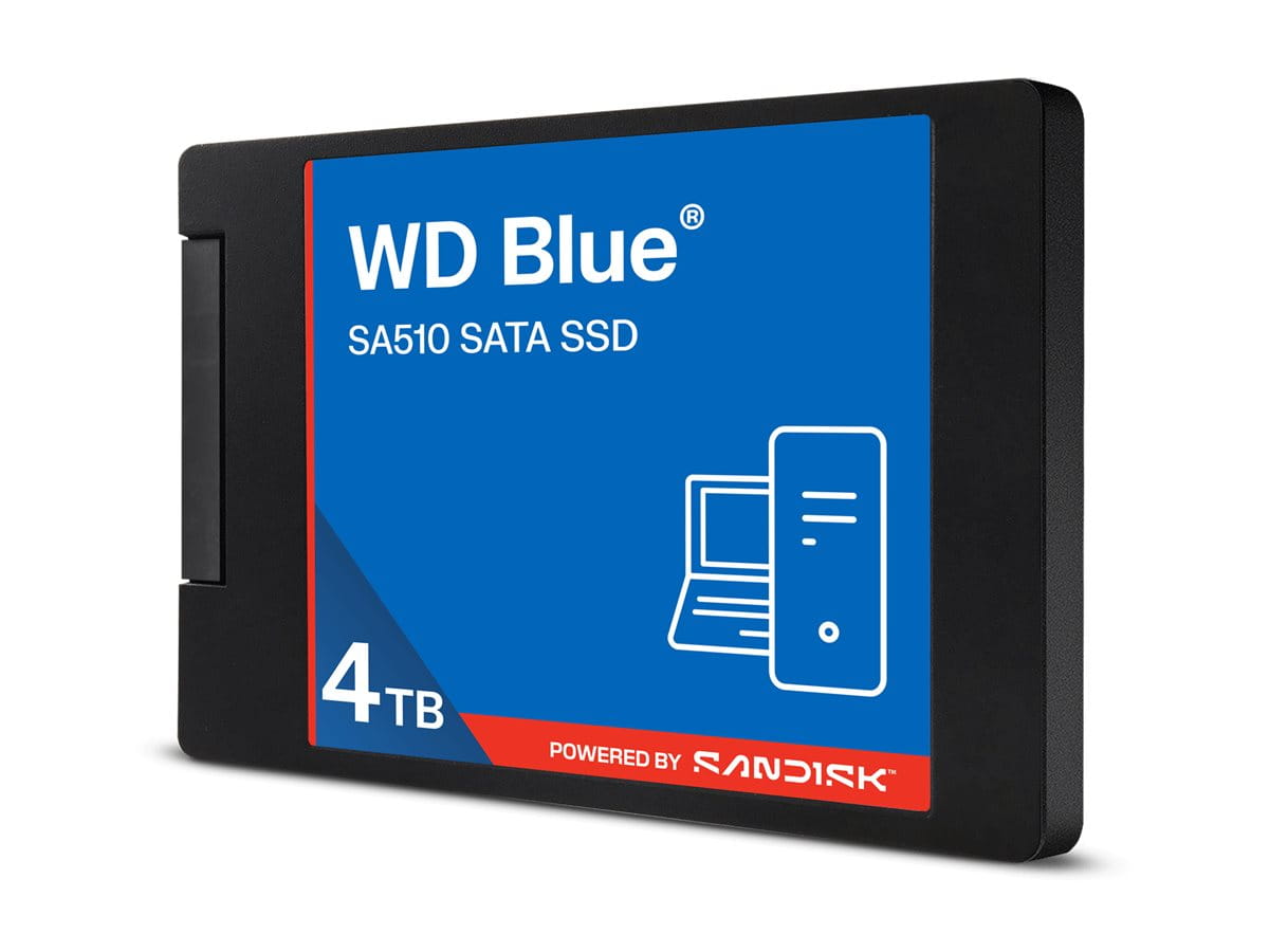 SanDisk WD Blue SA510 - SSD - 4 TB - intern - 2.5" (6.4 cm)
