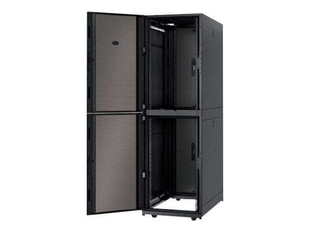 APC NetShelter SX Colocation 2 x 20U Enclosure with Sides - Schrank - Schwarz - 42HE - 48.3 cm (19")