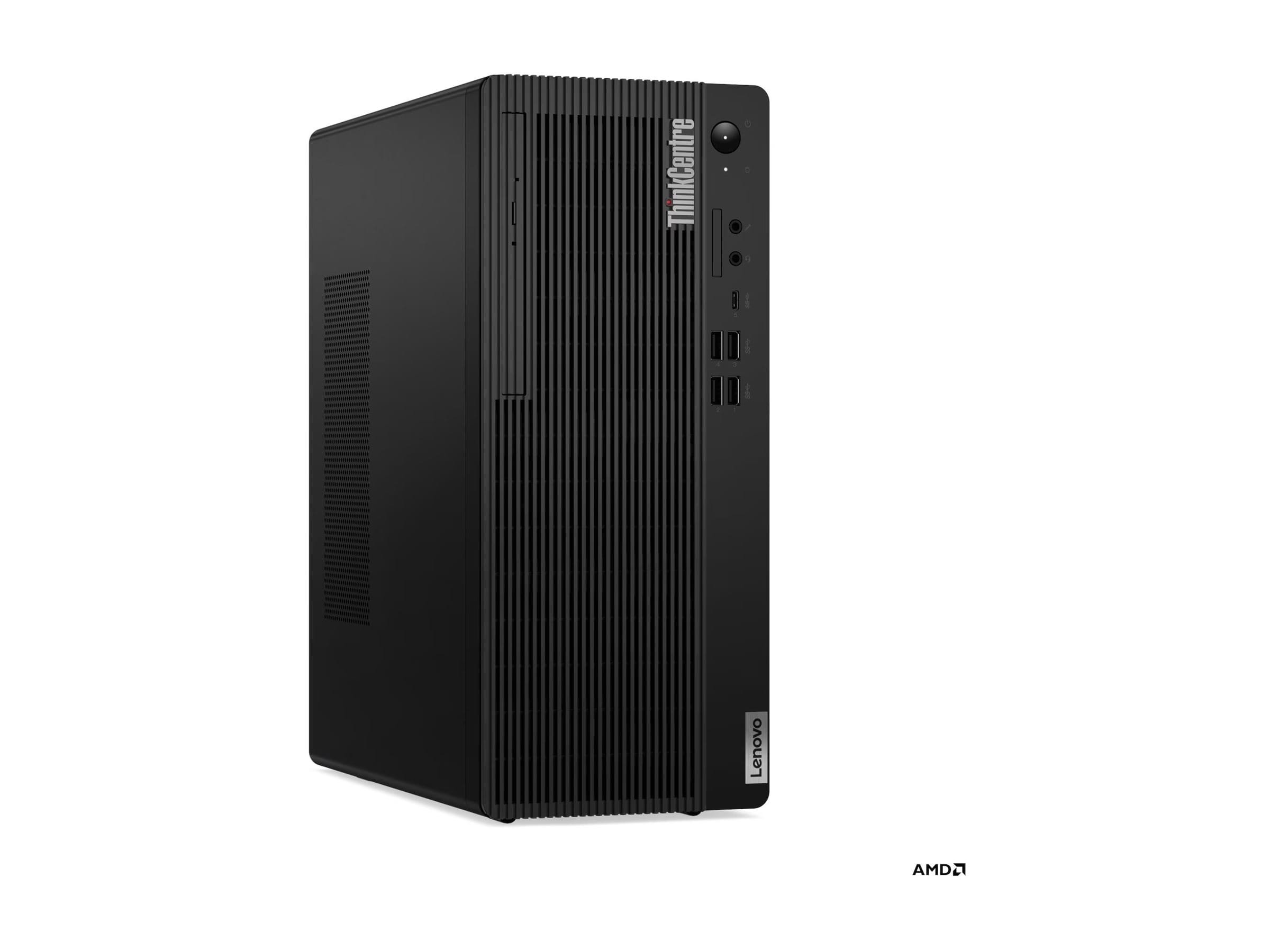 Lenovo ThinkCentre M75t Gen 5 12X9 - Tower - Ryzen 5 8500G / 3.5 GHz - RAM 16 GB - SSD 512 GB -, NVMe - Radeon 740M - 1GbE, Wi-Fi 6E, Bluetooth 5.3 - WLAN: 802.11a/b/g/n/ac/ax (Wi-Fi 6E)