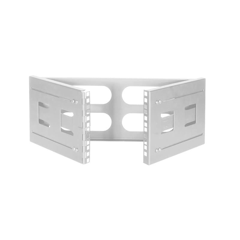 LogiLink Rack Bracket - geeignet für Wandmontage - Hellgrau, RAL 7035 - 4U - 48.3 cm (19")