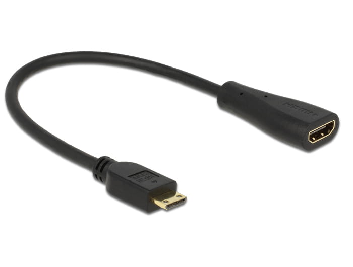 Delock HDMI-Kabel mit Ethernet - 19 pin mini