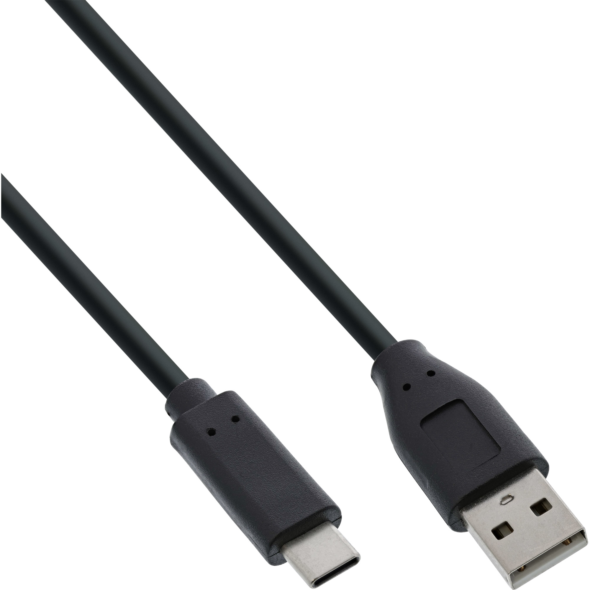 InLine USB 2.0 Kabel - USB-C Stecker an A Stecker - schwarz - 5m