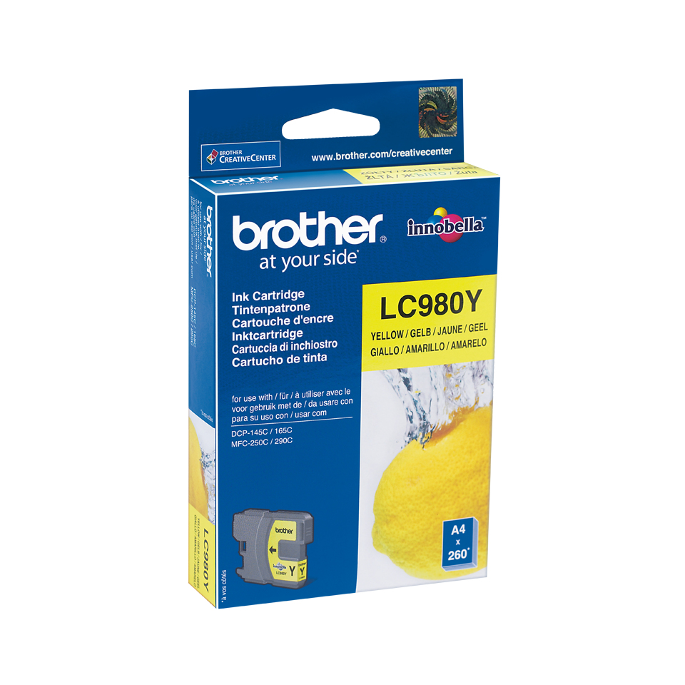 Brother LC980Y - Gelb - original - Tintenpatrone