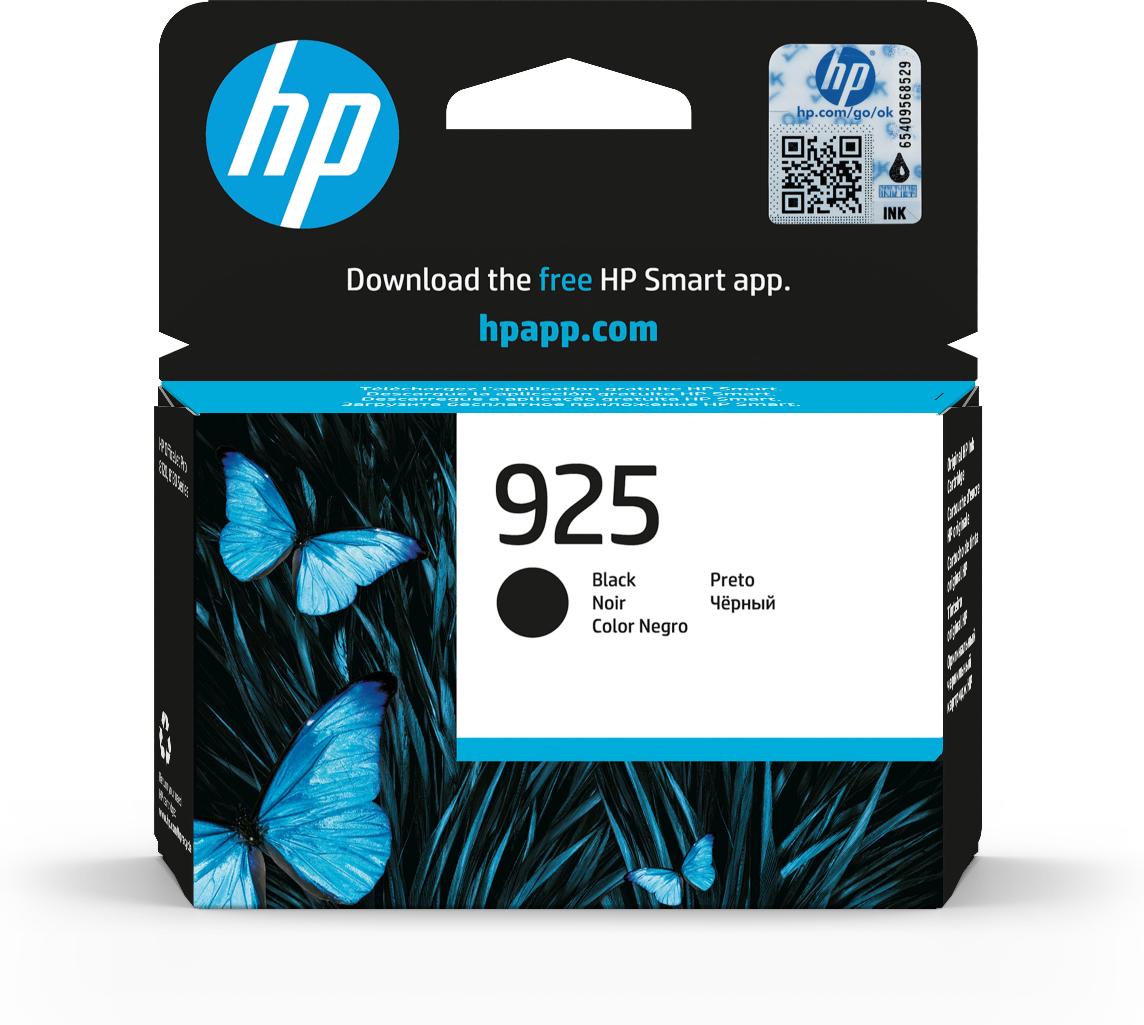 HP 925 - Schwarz - original - Officejet - Tintenpatrone