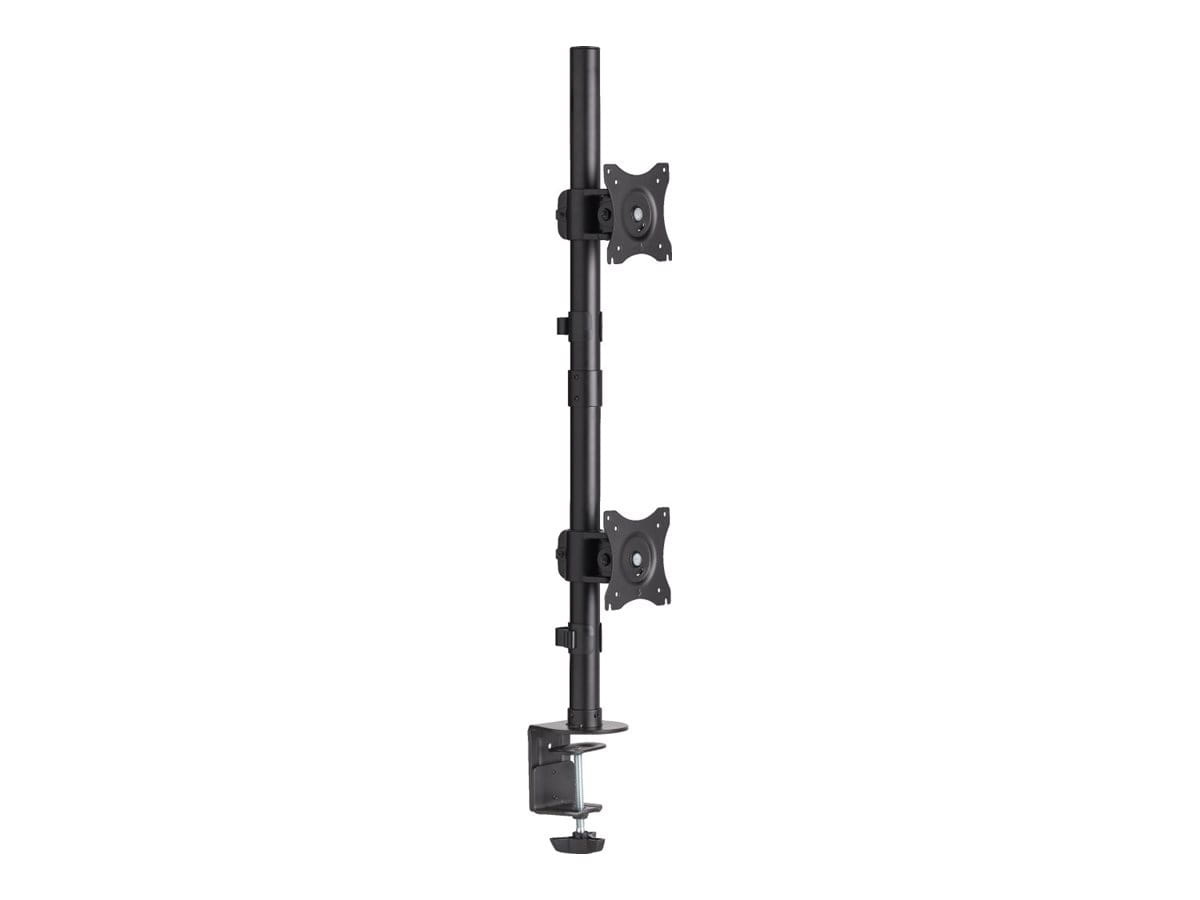 Tripp Eaton Tripp Lite Series Dual Vertical Flat-Screen Desk Mount Monitor Stand Clamp Swivel Tilt 15" to 27" Flat Screen Displays - Befestigungskit (Tischmontage)