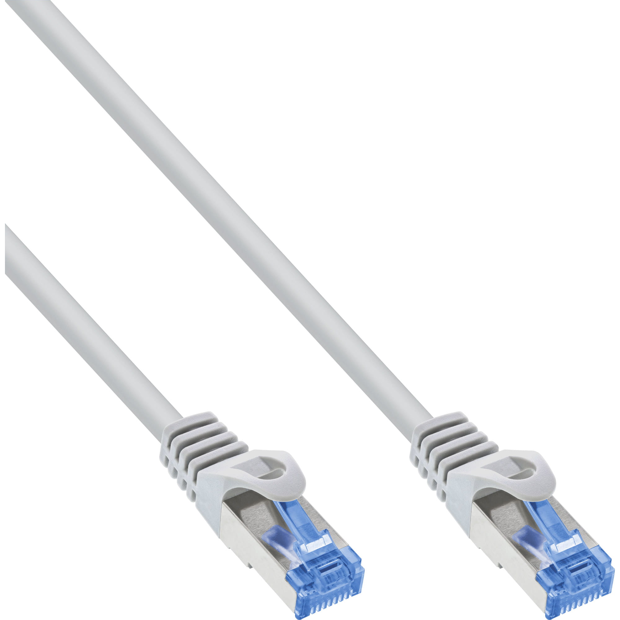 InLine Patchkabel - Cat.6A - S/FTP - TPE (LSZH) - CCA - weiß - 2m