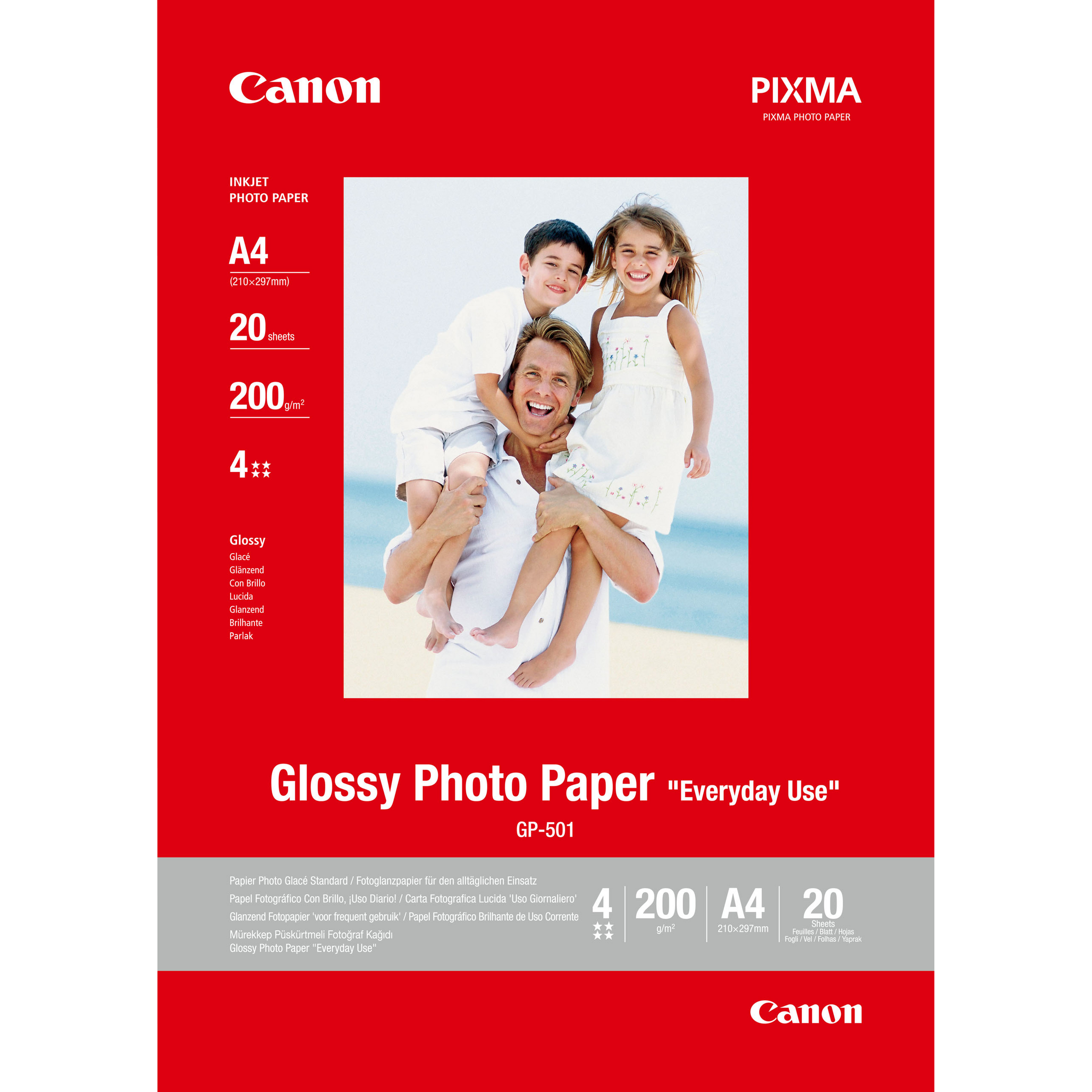 Canon GP-501 - Glänzend - weiß - A4 (210 x 297