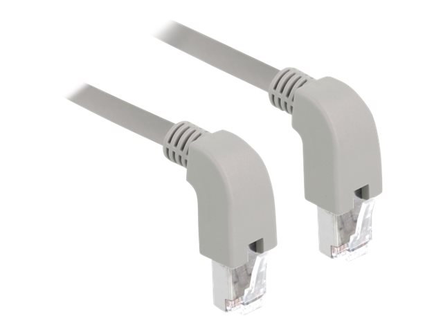 Delock Patch-Kabel - RJ-45 (M) nach unten gewinkelt zu RJ-45 (M)