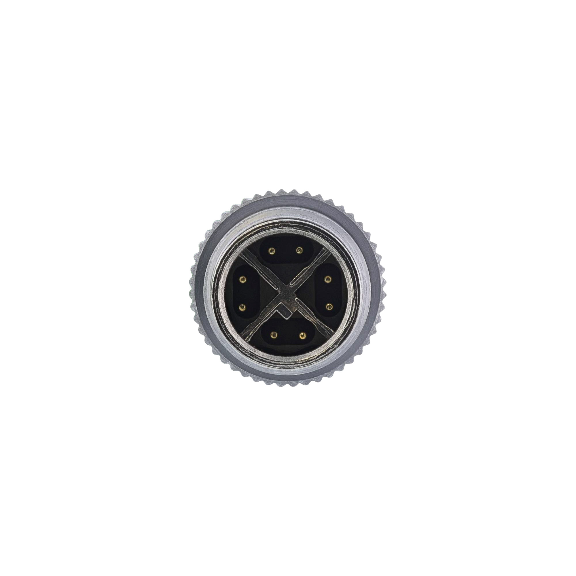 InLine Industrie Netzwerkkabel - M12 4-pin D-kodiert Stecker/Stecker - PUR - 5m