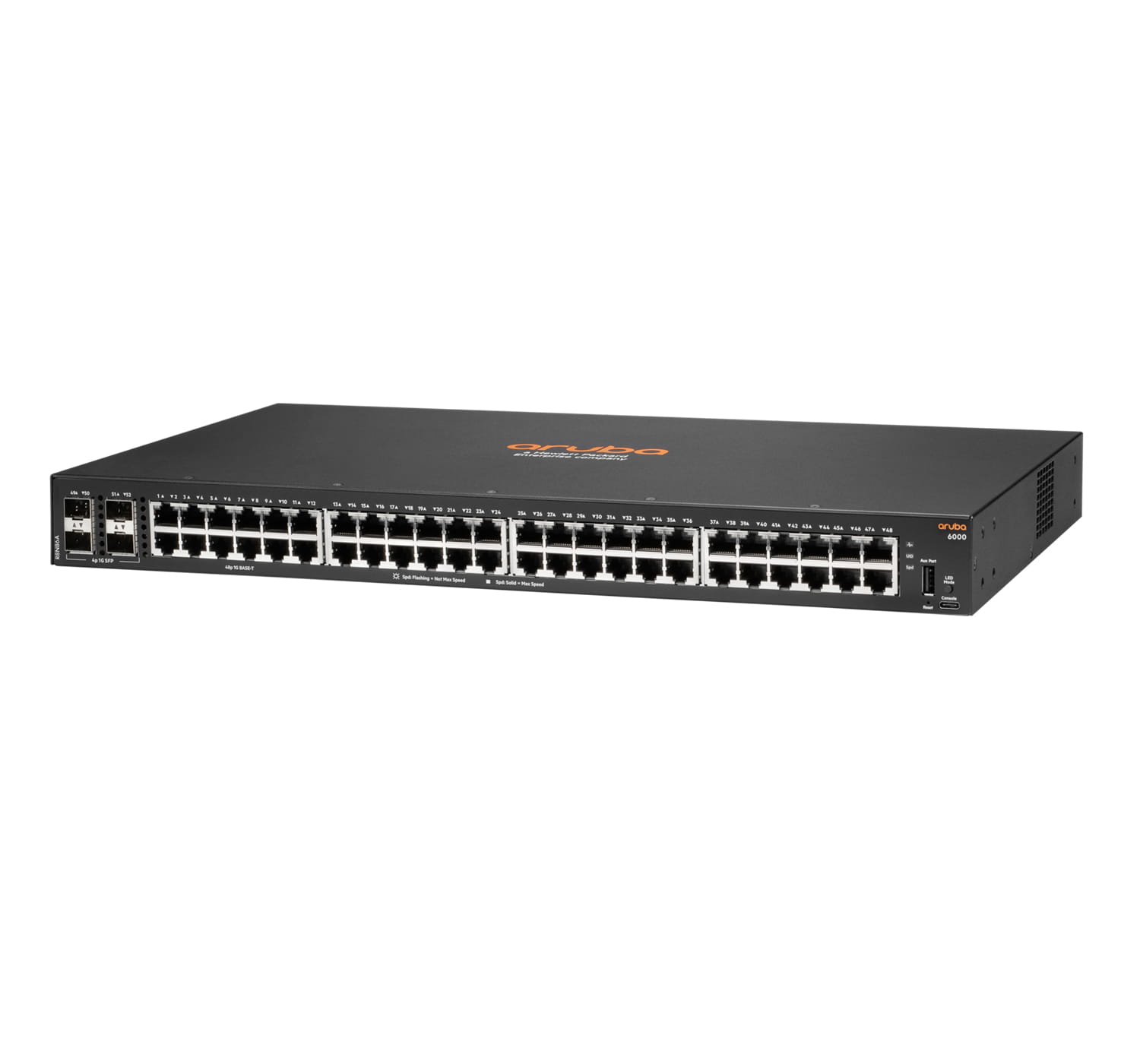 HPE Aruba Networking 6000 48G 4SFP Switch - Switch - L3