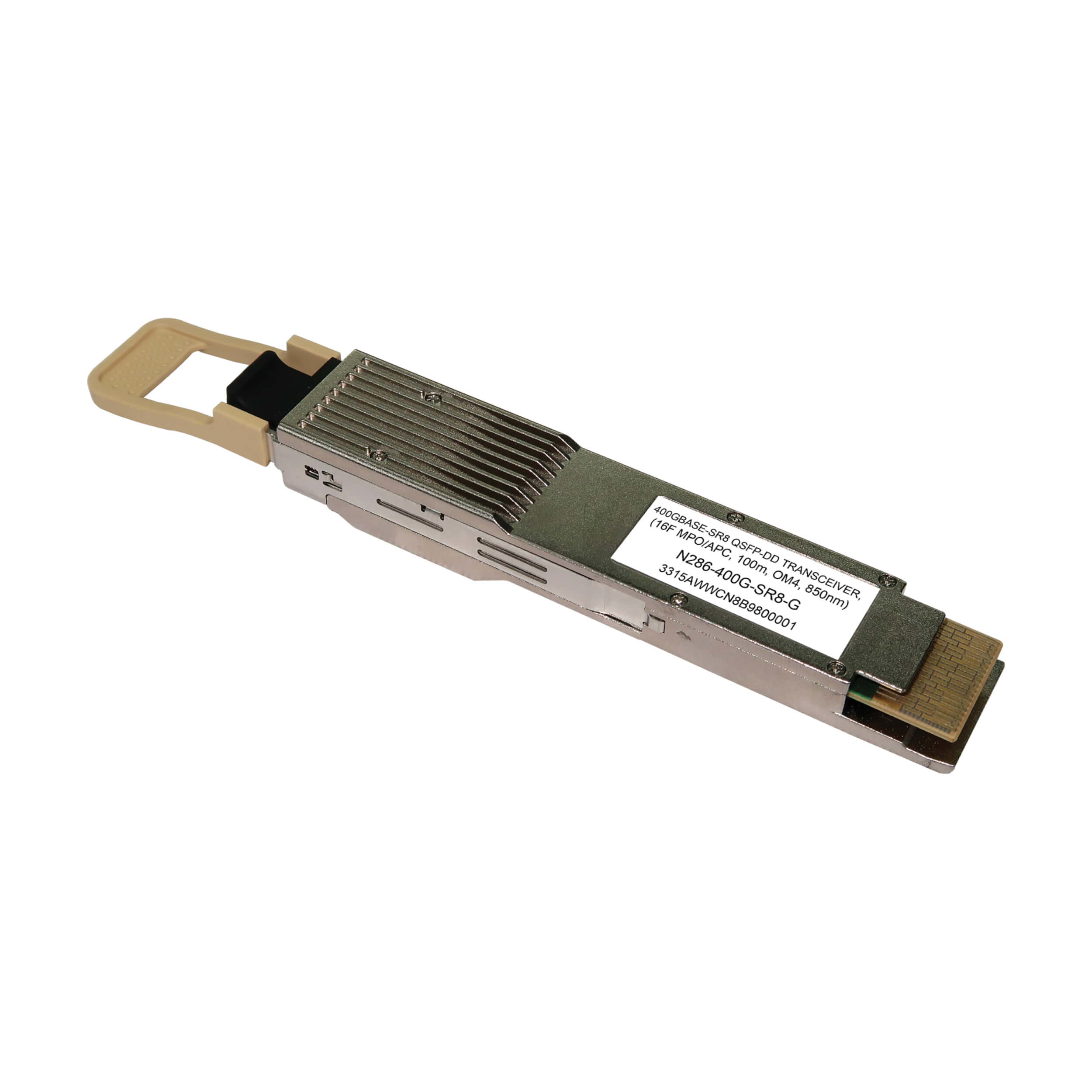 Eaton Tripp Lite Series QSFP-DD Transceiver - 400GBase-SR8, MPO/APC MMF, 400 Gbps, 850 nm, 100 m (328 ft.)