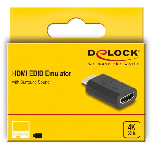Delock EDID-Leser/Schreiber - HDMI - Schwarz