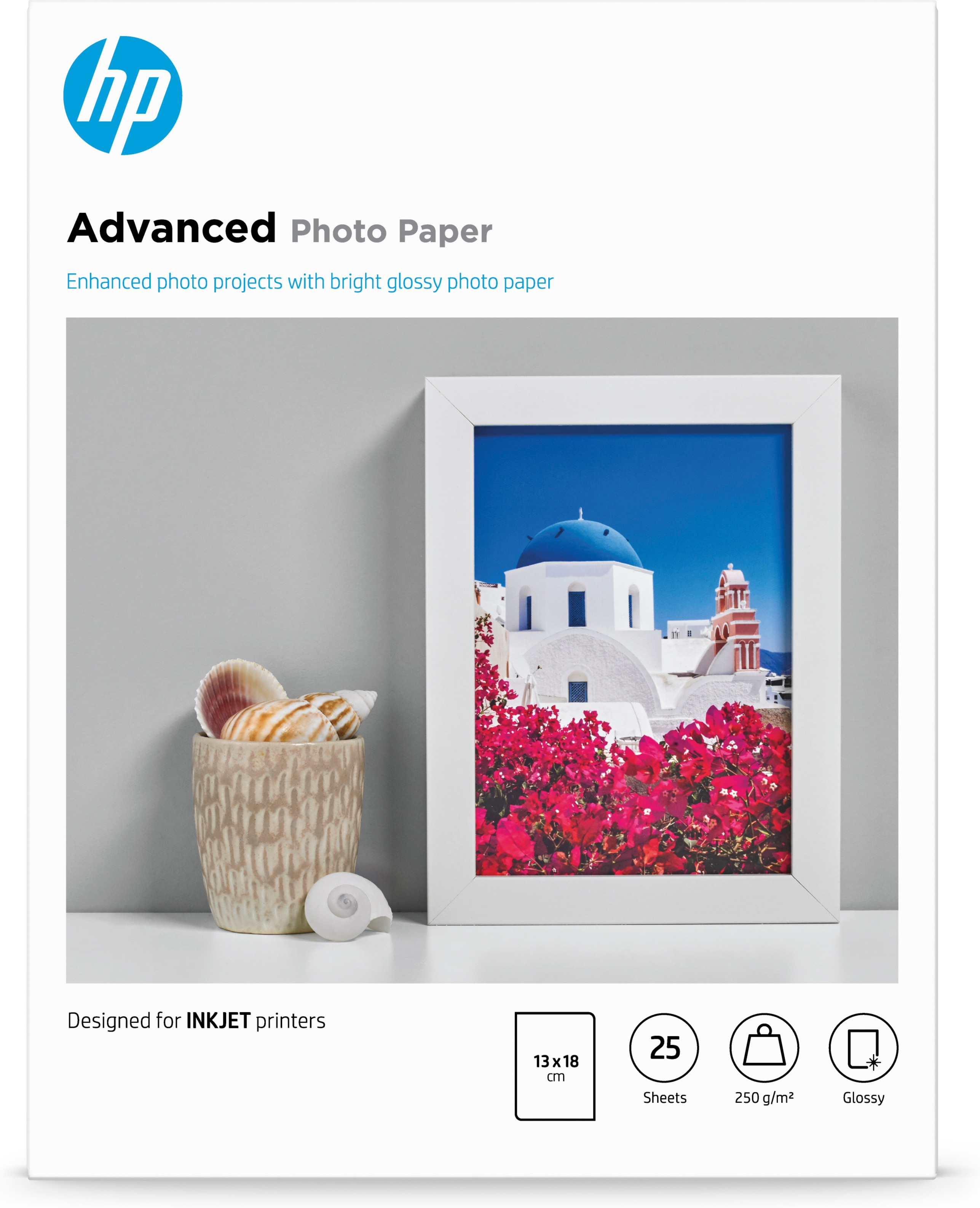 HP Advanced Glossy Photo Paper - Glänzend - 130